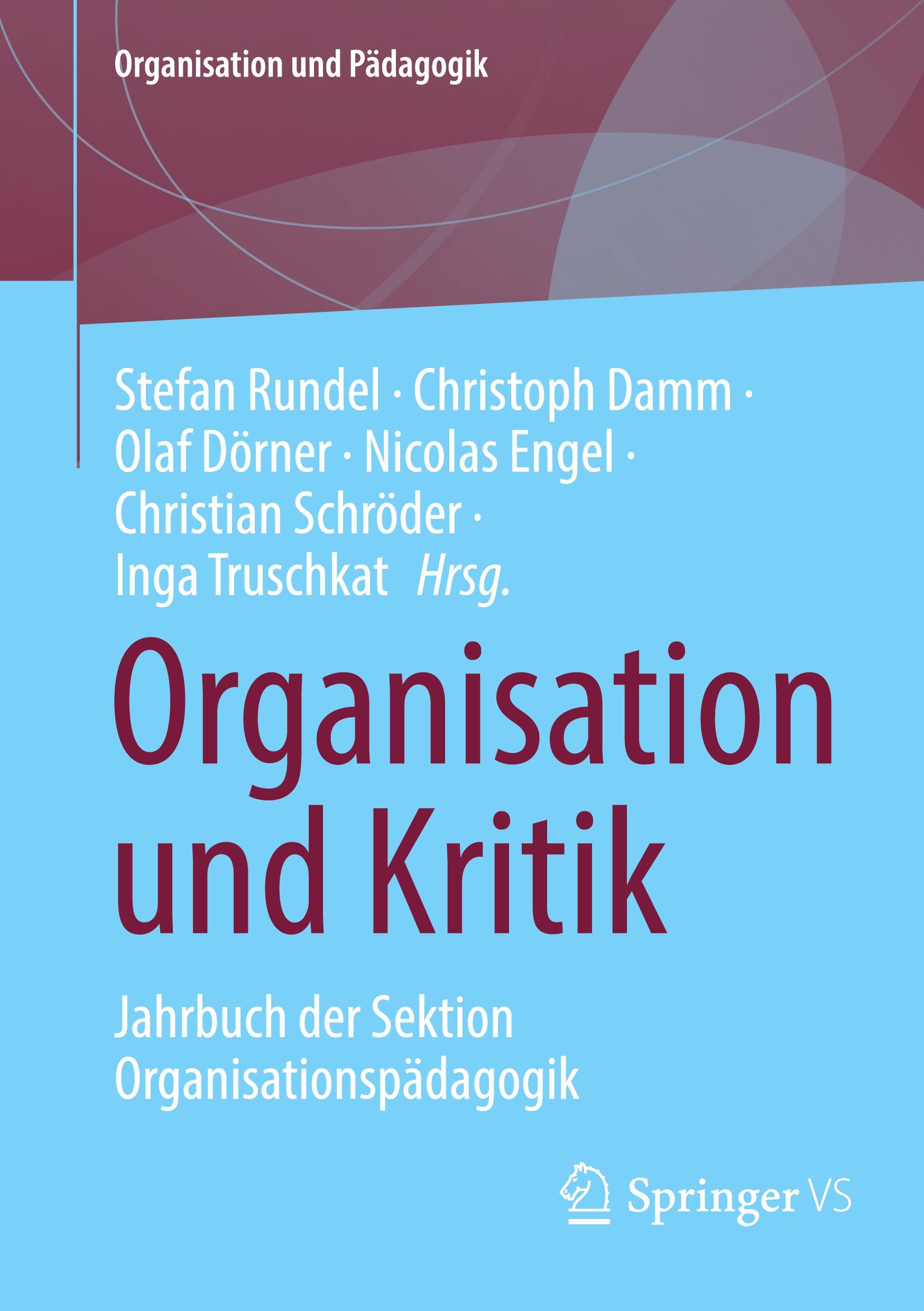 Vorderes Coverbild Organisation und Kritik