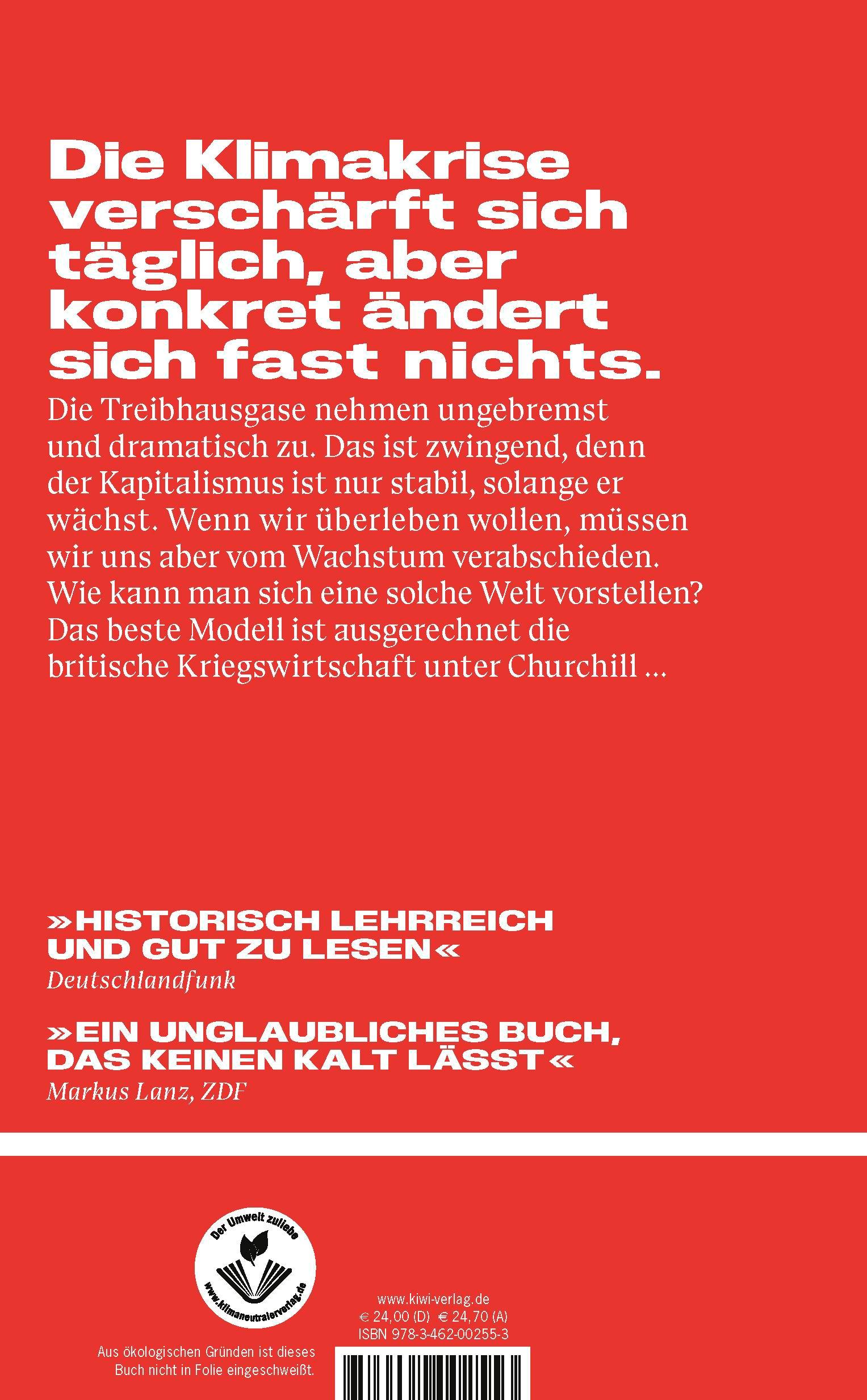 Rückseitencover Das Ende des Kapitalismus