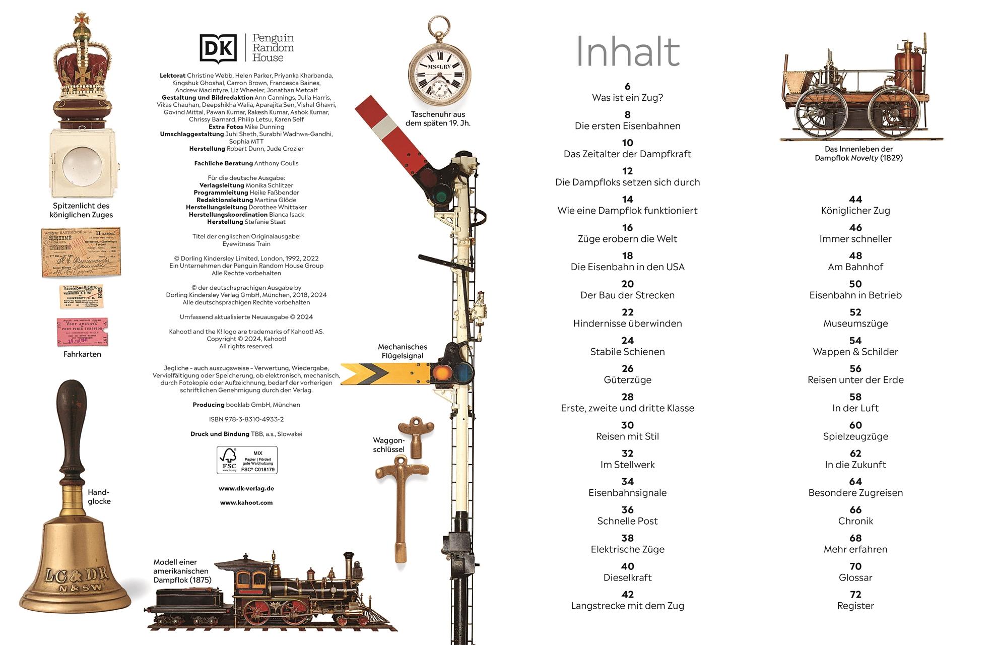 Beispielinhalt (Bild) memo Wissen. Eisenbahnen