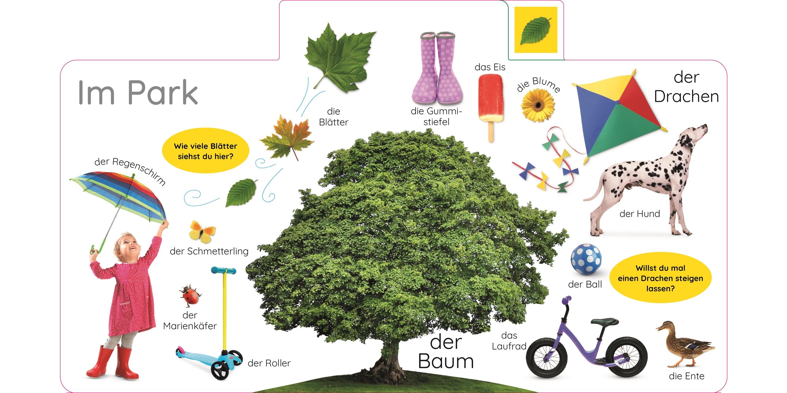 Beispielinhalt (Bild) Erstes Lernen. In der Stadt