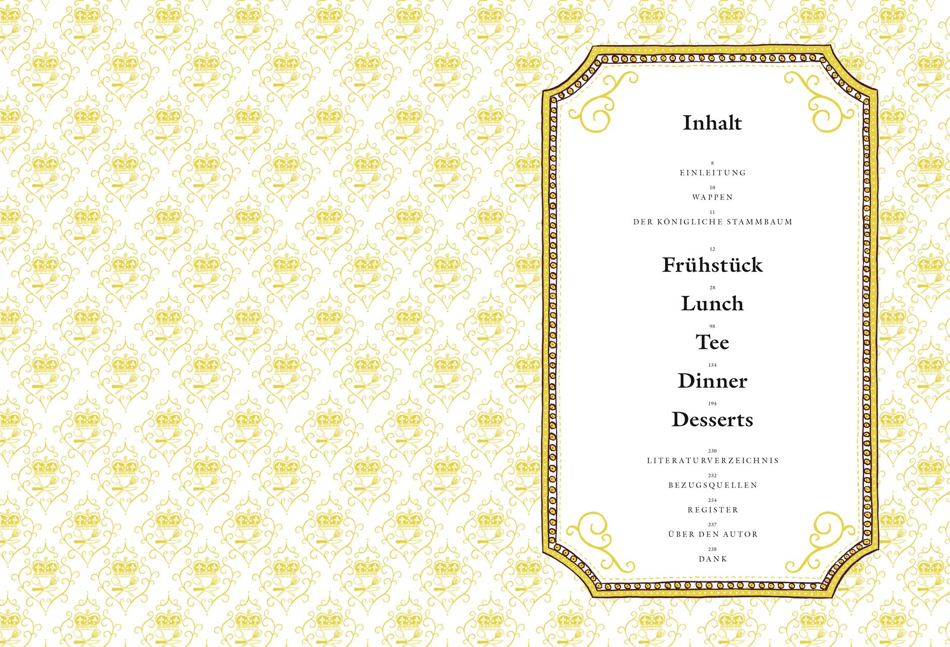 Beispielinhalt (Bild) Zu Tisch bei den Royals