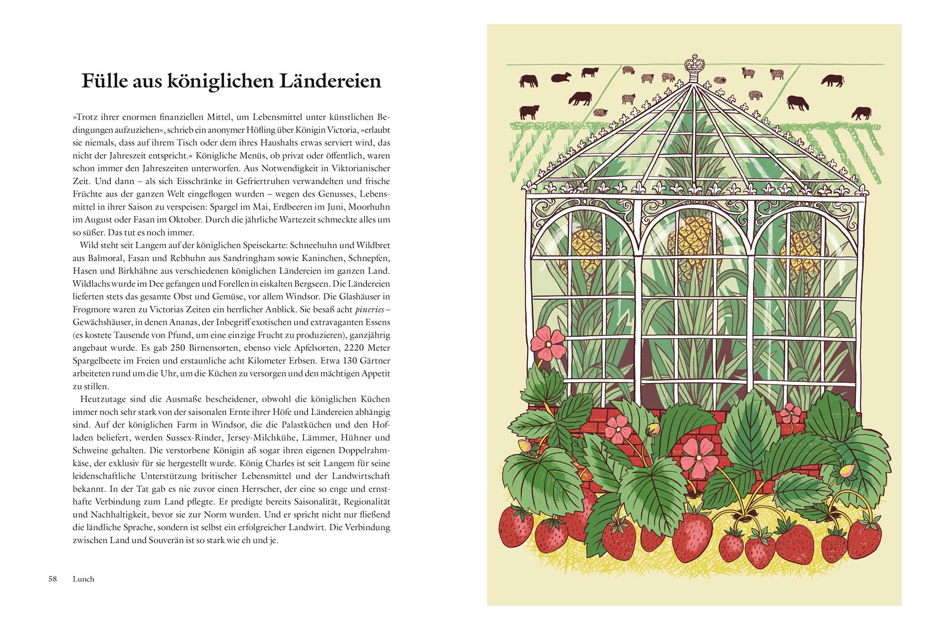 Beispielinhalt (Bild) Zu Tisch bei den Royals