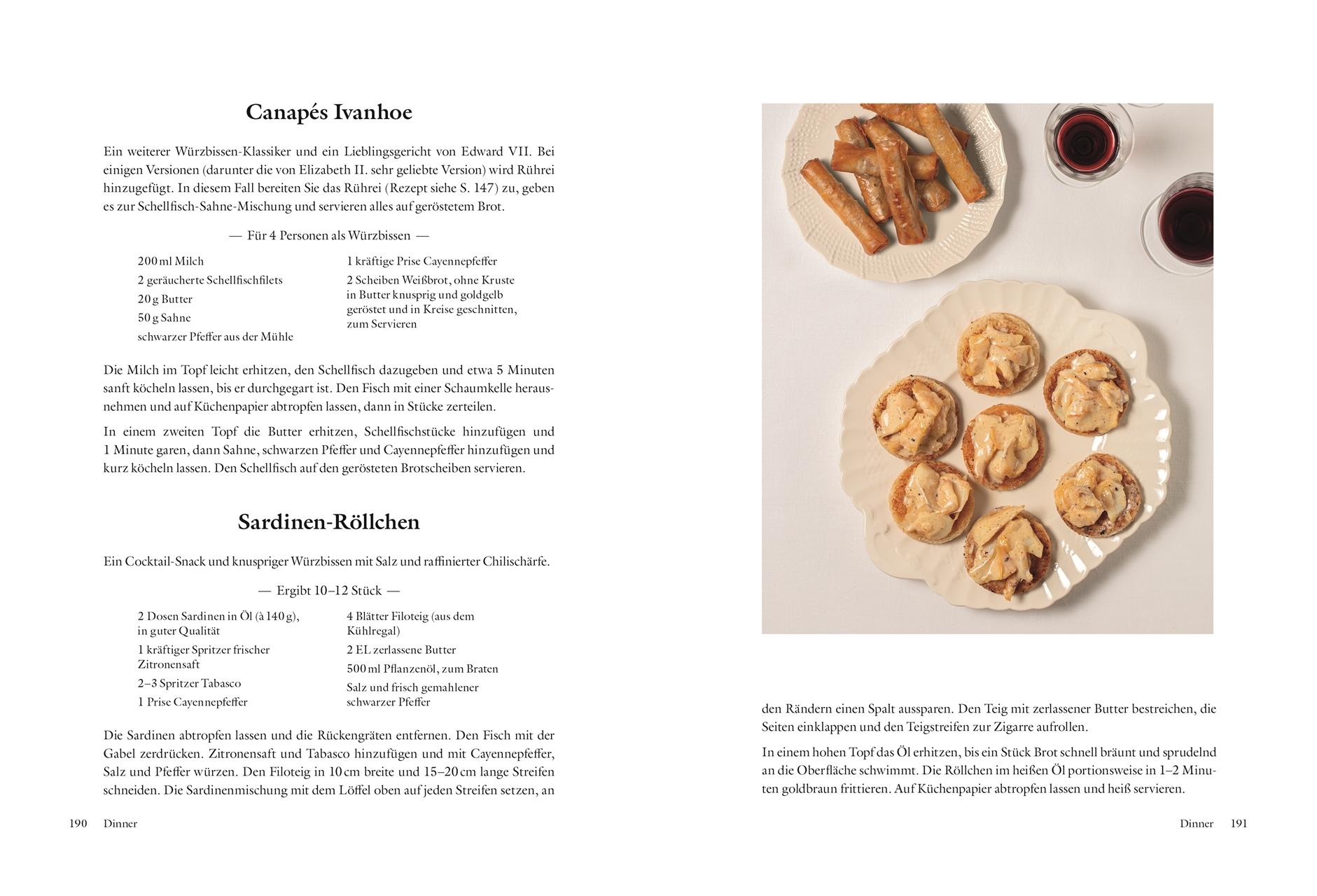 Beispielinhalt (Bild) Zu Tisch bei den Royals