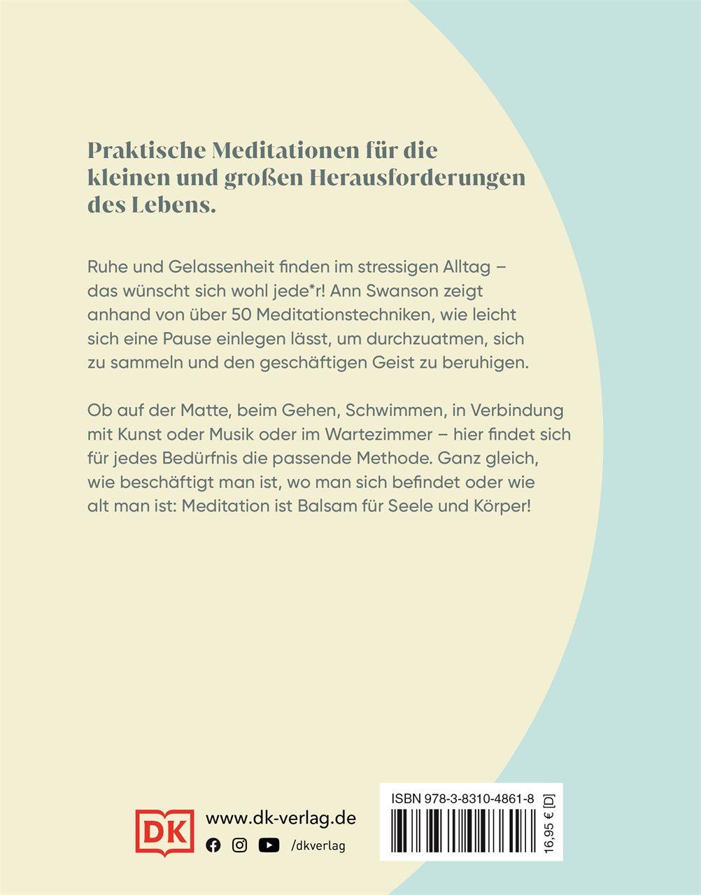 Rückseitencover Meditation für den Alltag