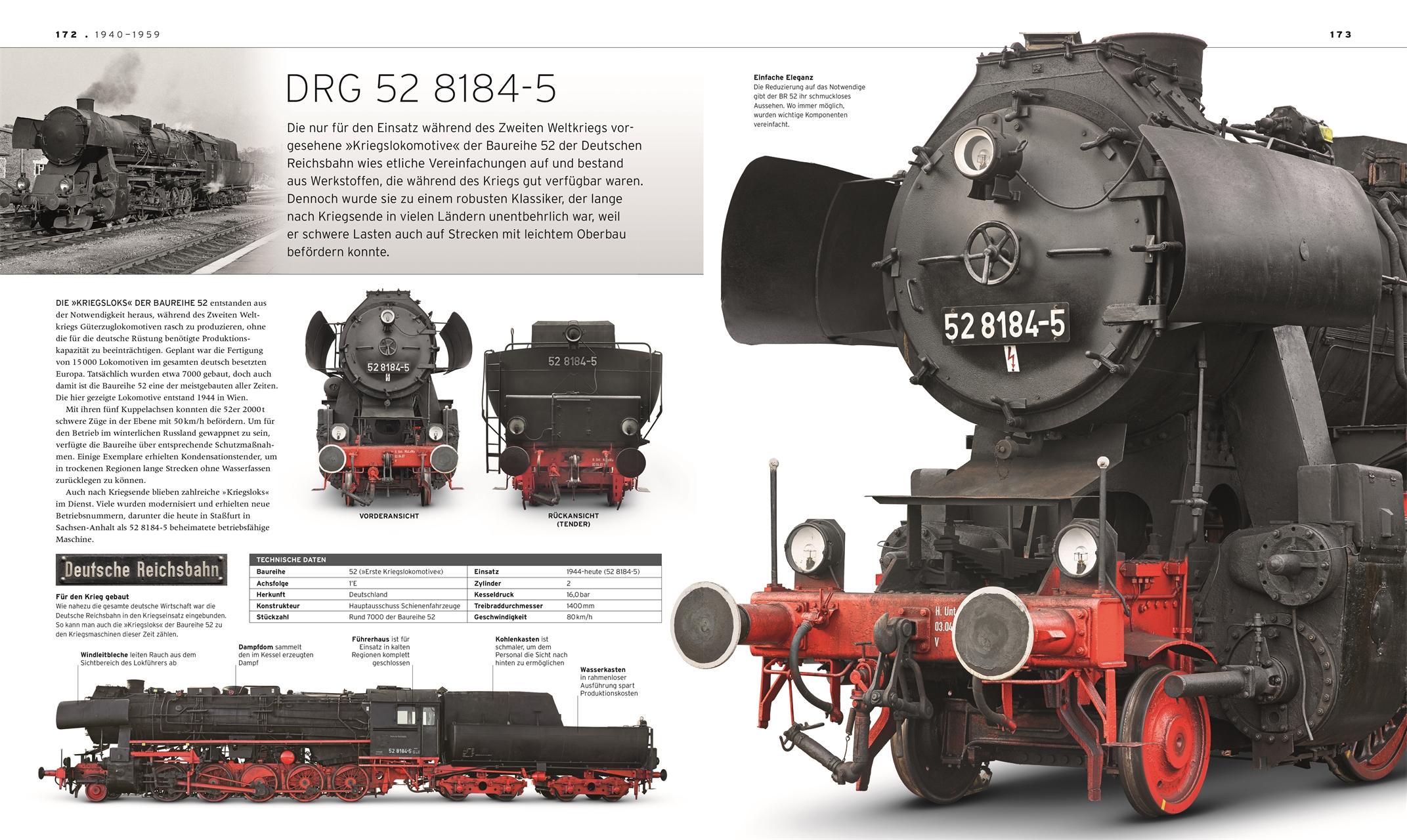 Beispielinhalt (Bild) Das Eisenbahn-Buch