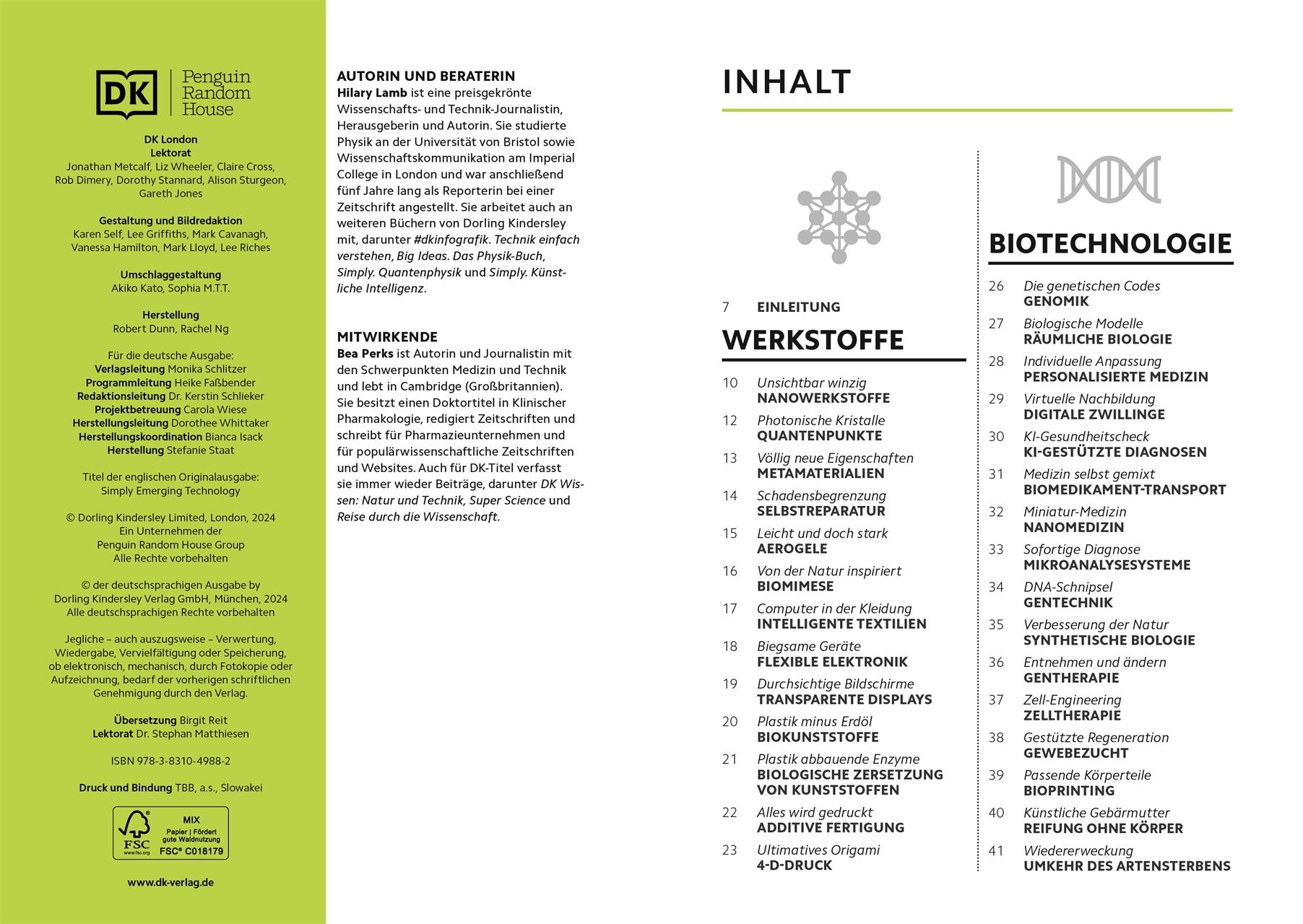 Beispielinhalt (Bild) SIMPLY. Zukunftstechnologien