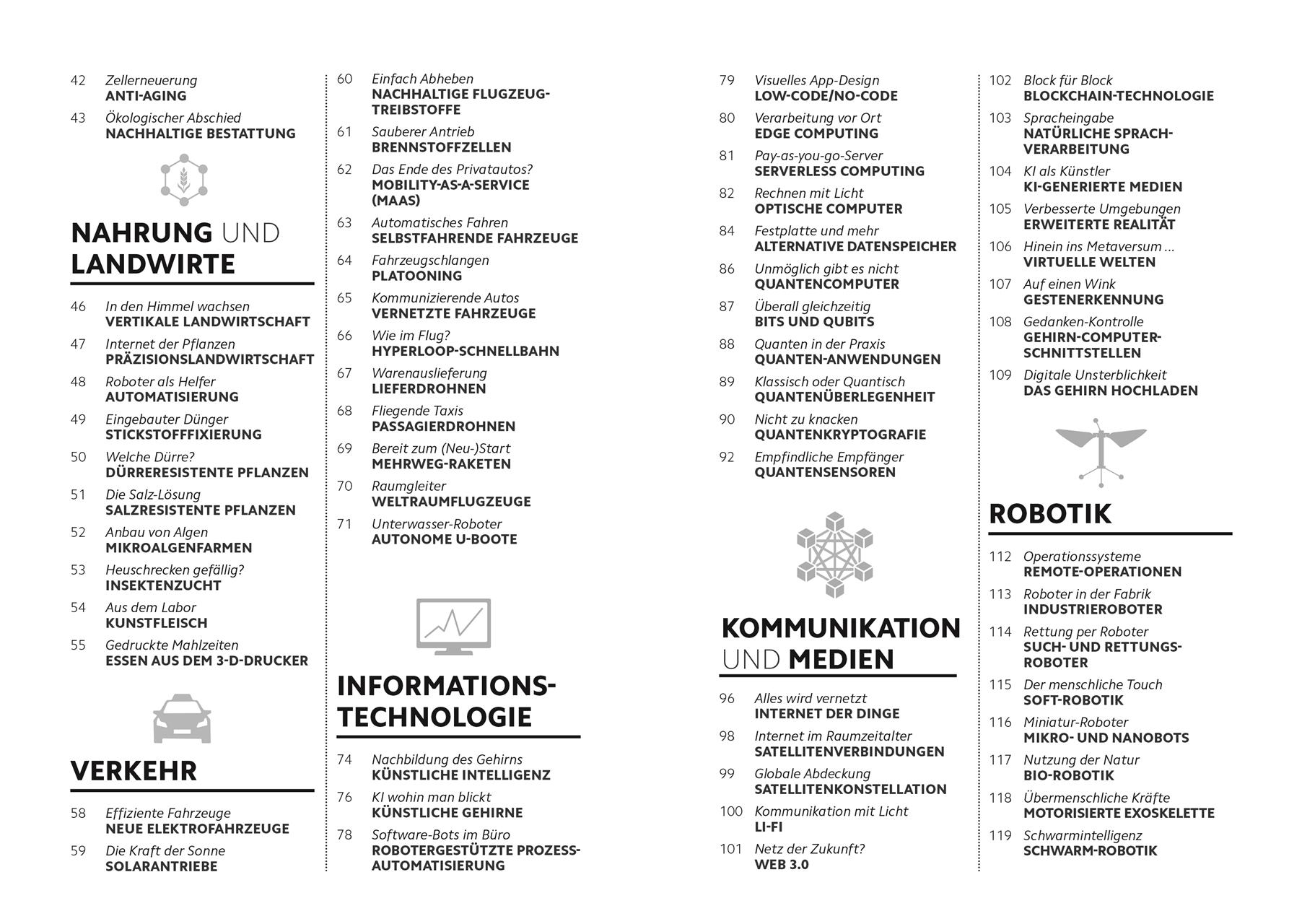 Beispielinhalt (Bild) SIMPLY. Zukunftstechnologien
