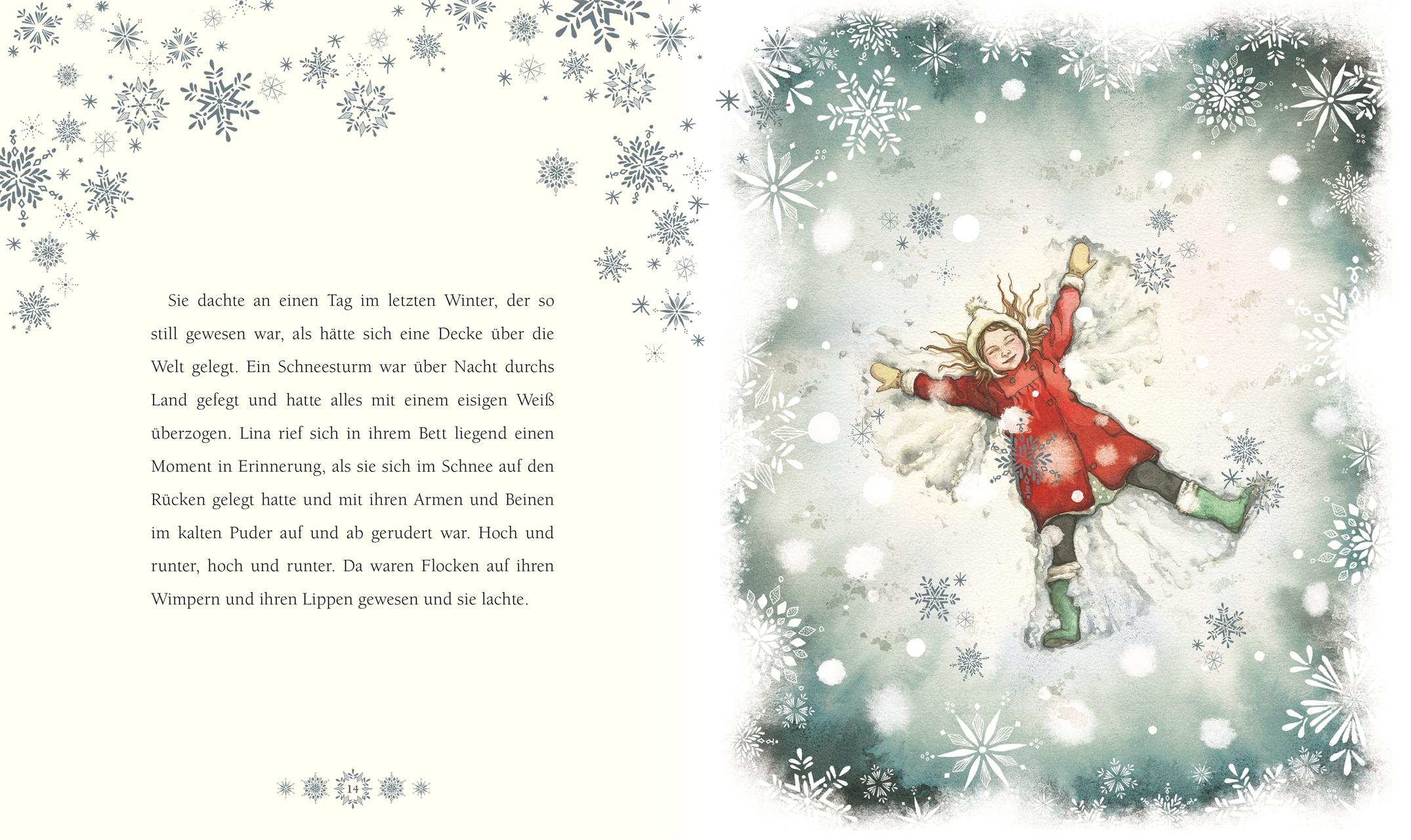 Beispielinhalt (Bild) Lina und der Schnee-Engel
