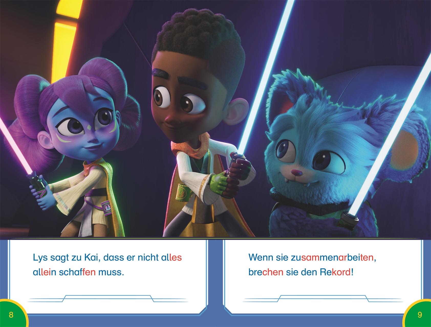 Beispielinhalt (Bild) SUPERLESER Star Wars: Die Abenteuer der jungen Jedi: Die jungen Jedi