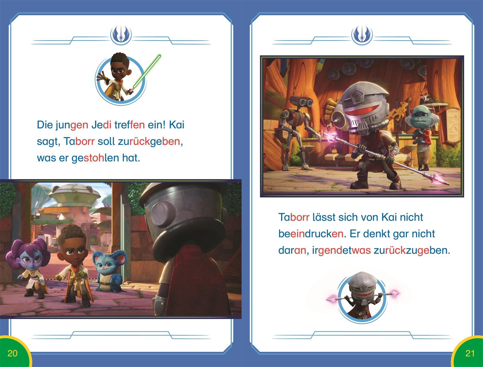 Beispielinhalt (Bild) SUPERLESER Star Wars: Die Abenteuer der jungen Jedi: Die jungen Jedi