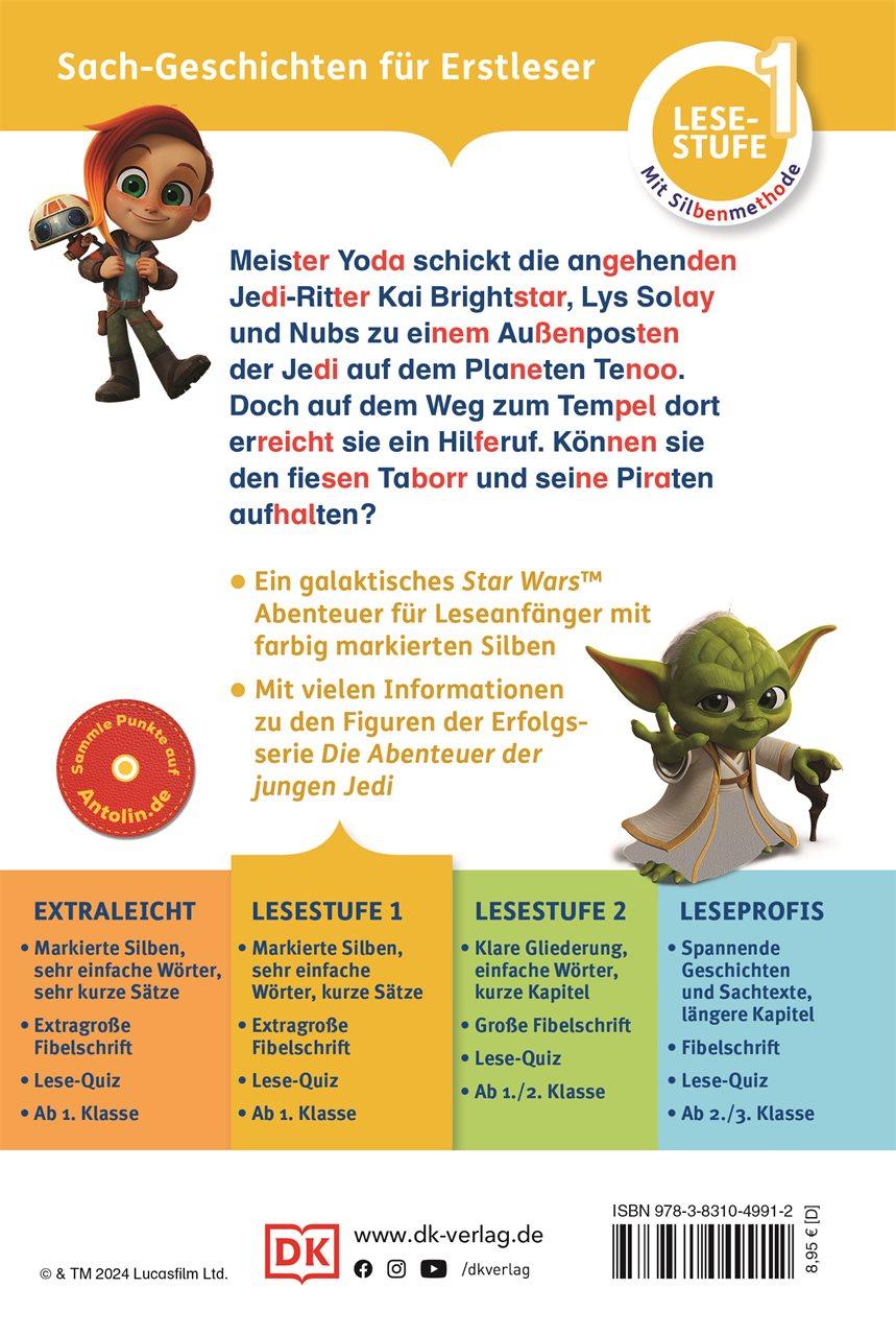 Rückseitencover SUPERLESER Star Wars: Die Abenteuer der jungen Jedi: Die jungen Jedi