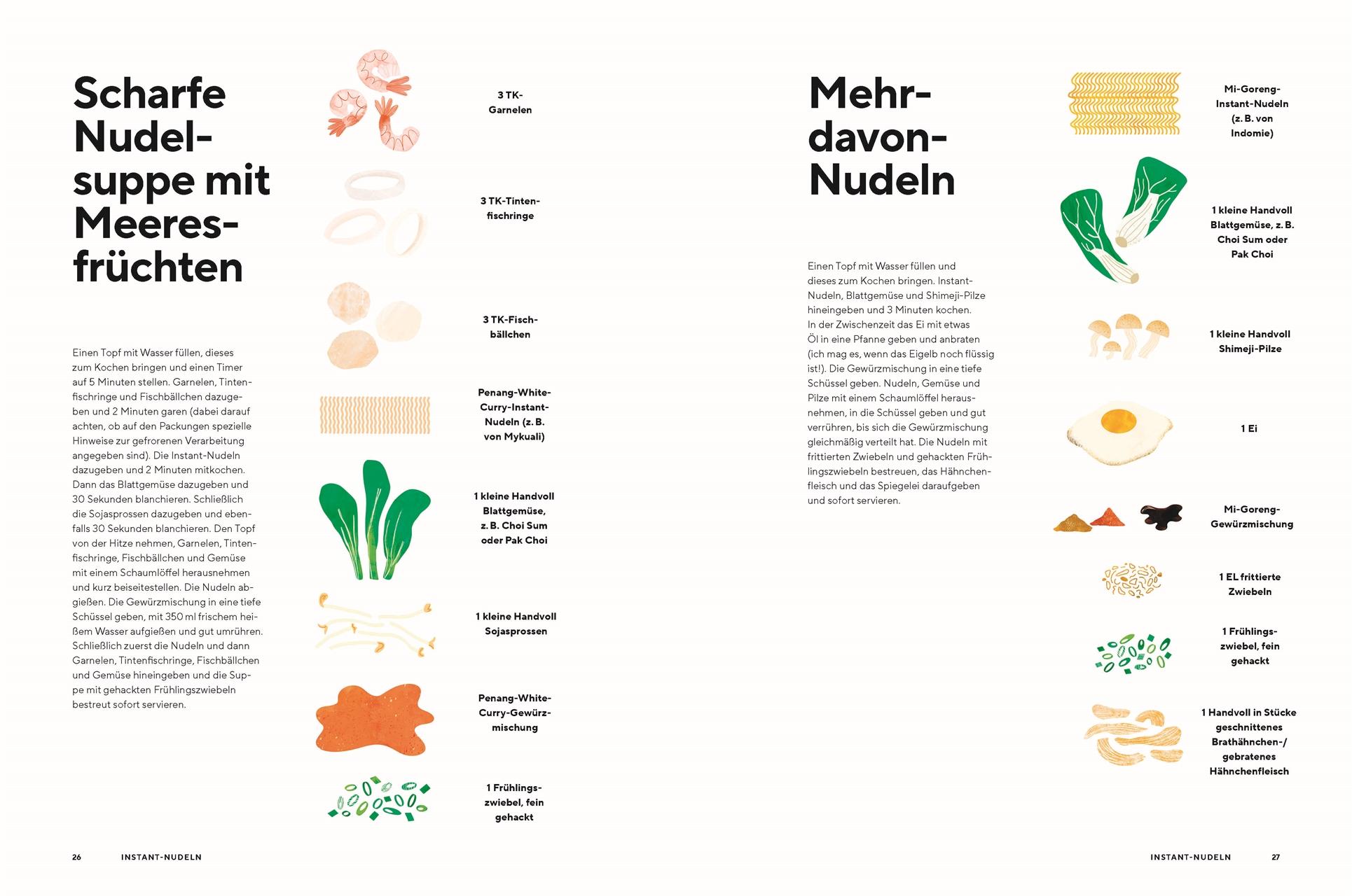 Beispielinhalt (Bild) Asia Nudeln