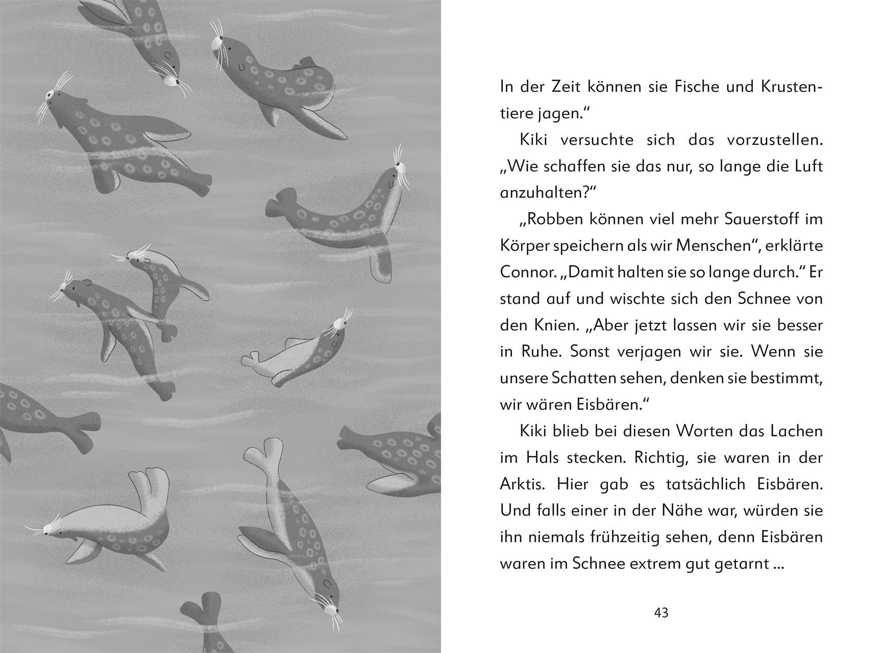 Beispielinhalt (Bild) Ein Fall für die Forscher-Kids 7. Gefangen im Eis