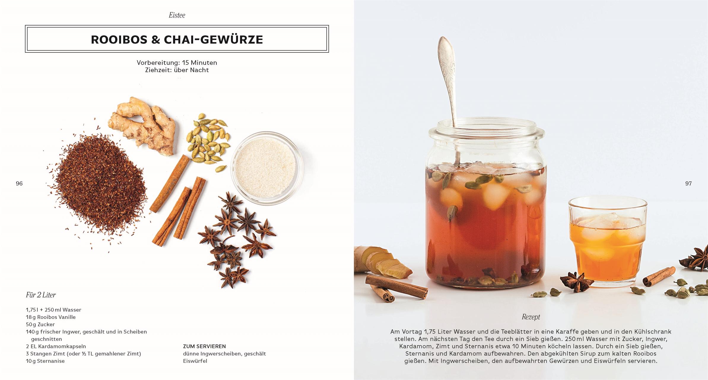 Beispielinhalt (Bild) Infused Water, Eistee & Co.