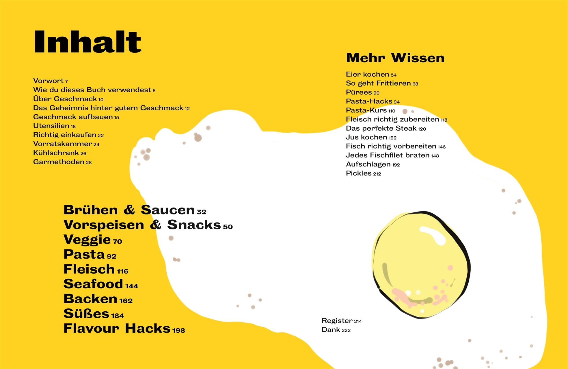 Beispielinhalt (Bild) Mach's lecker!