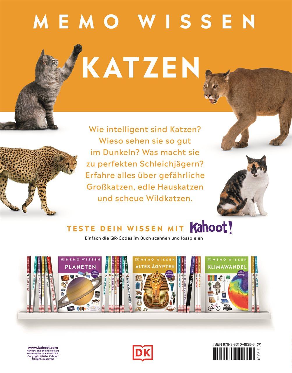 Rückseitencover memo Wissen. Katzen