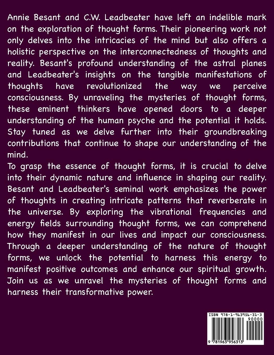 Rückseitencover Thought-Forms