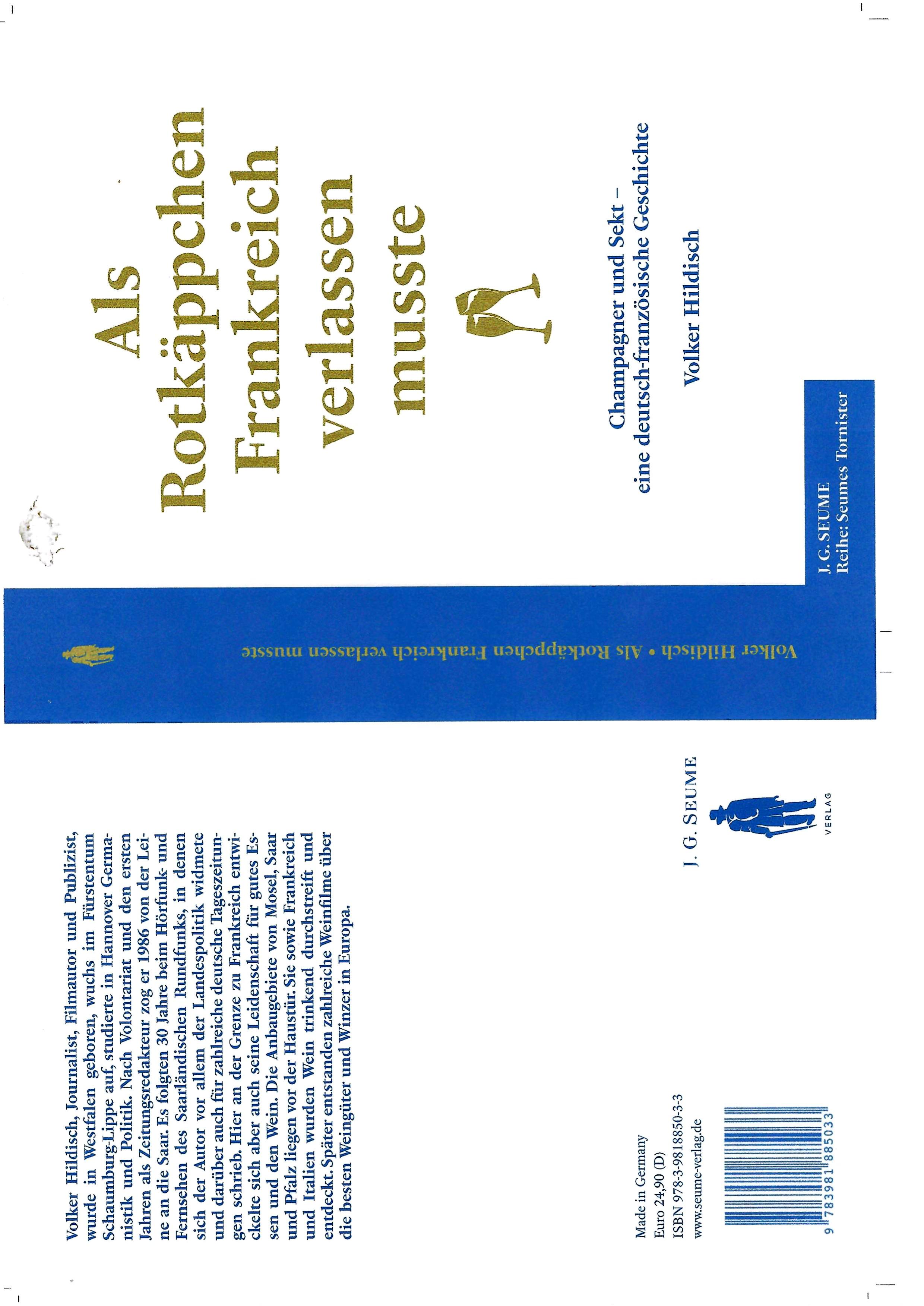 Vorderes Coverbild Als Rotkäppchen Frankreich verlassen mußte