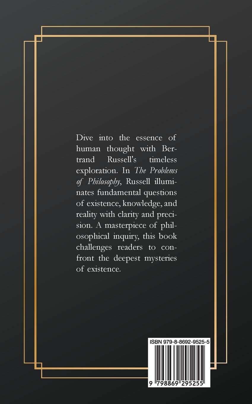 Rückseitencover The Problems of Philosophy