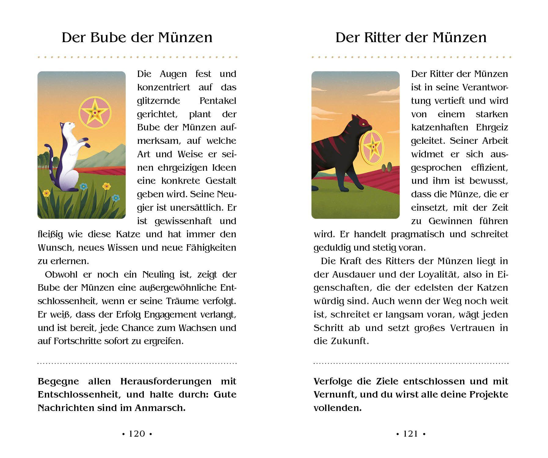 Beispielinhalt (Bild) Das Tarot magischer Katzen (VIVIDA)