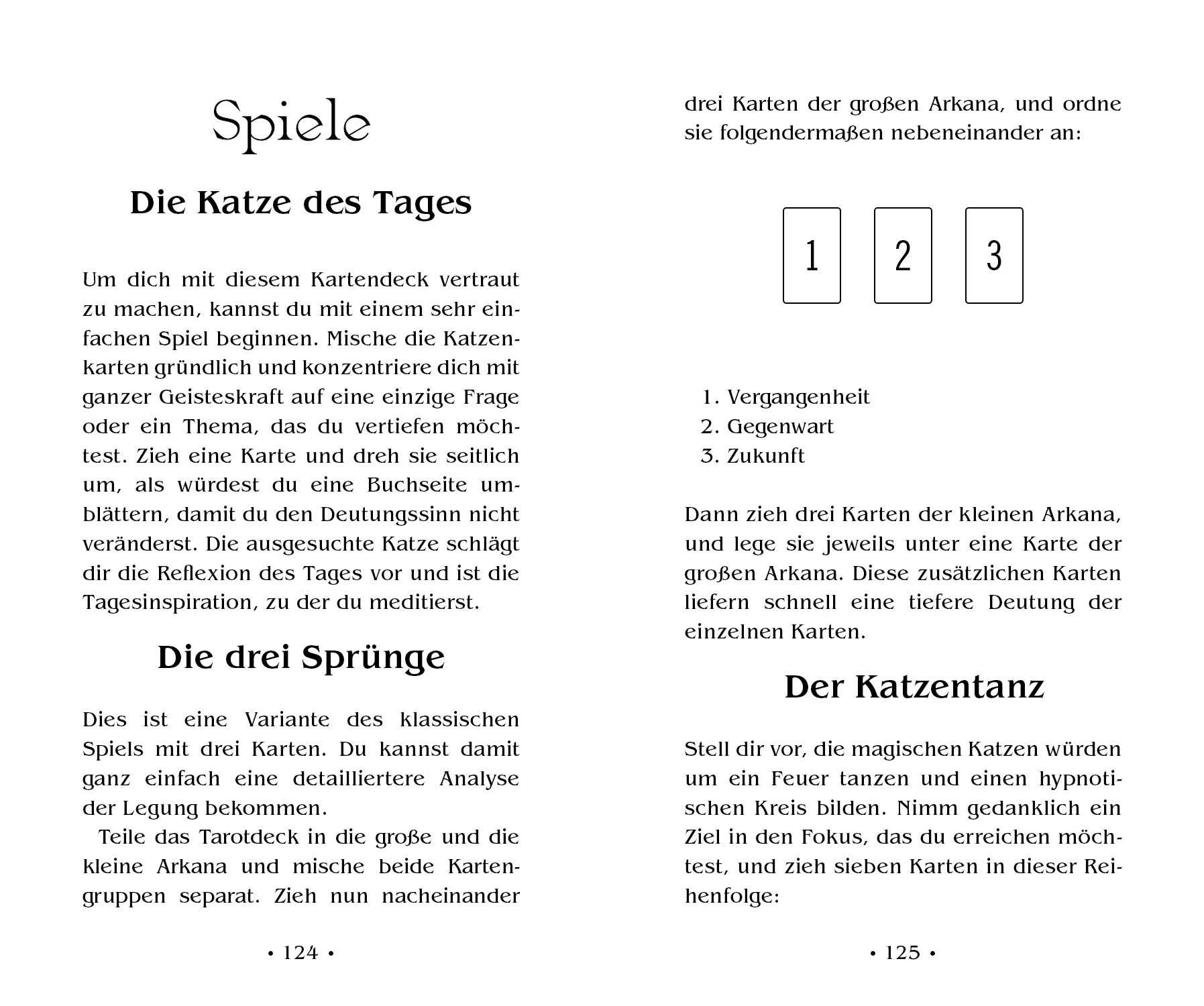 Beispielinhalt (Bild) Das Tarot magischer Katzen (VIVIDA)