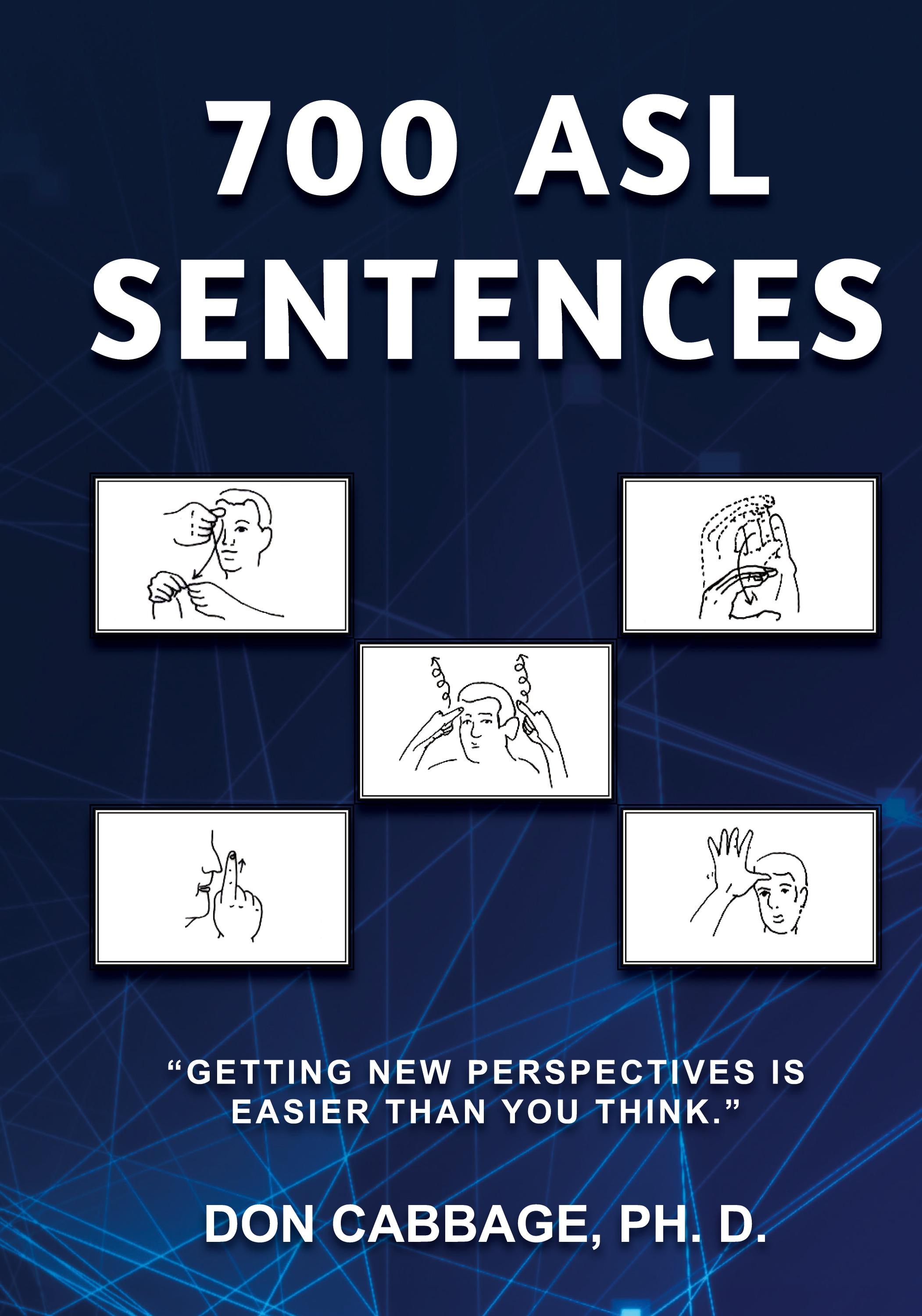 Vorderes Coverbild 700 ASL Sentences