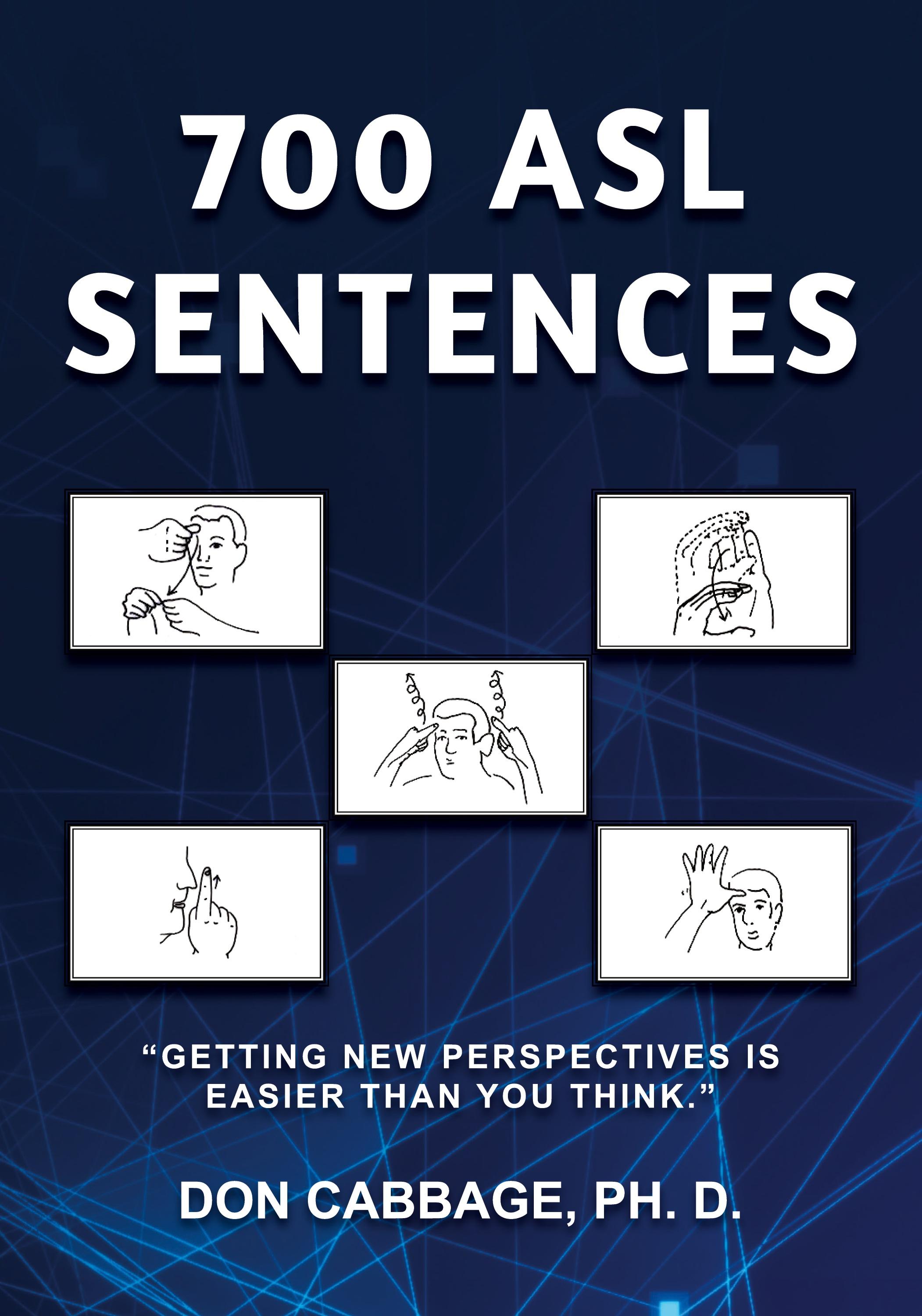 Vorderes Coverbild 700 ASL Sentences