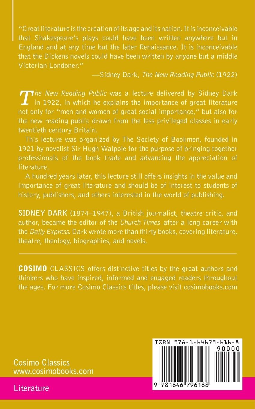 Rückseitencover The New Reading Public