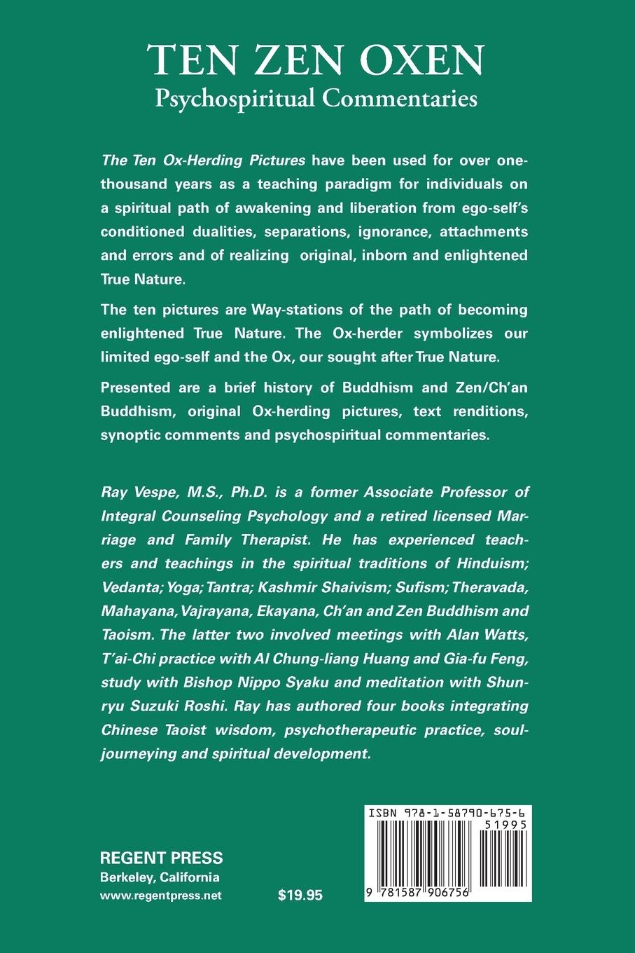Rückseitencover TEN ZEN OXEN A Way-Showing Path of Enlightenment