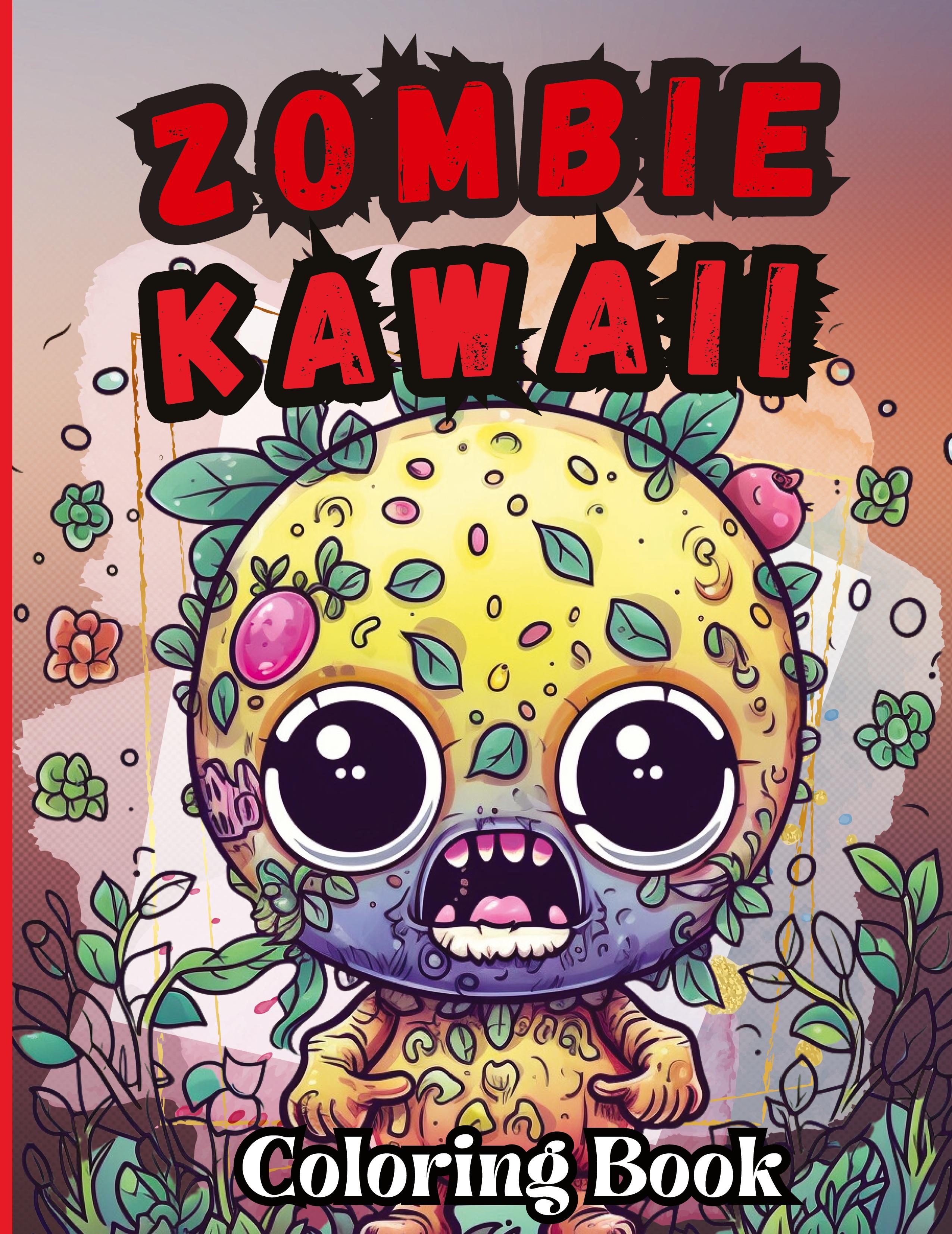 Vorderes Coverbild Zombie Kawaii Coloring Book