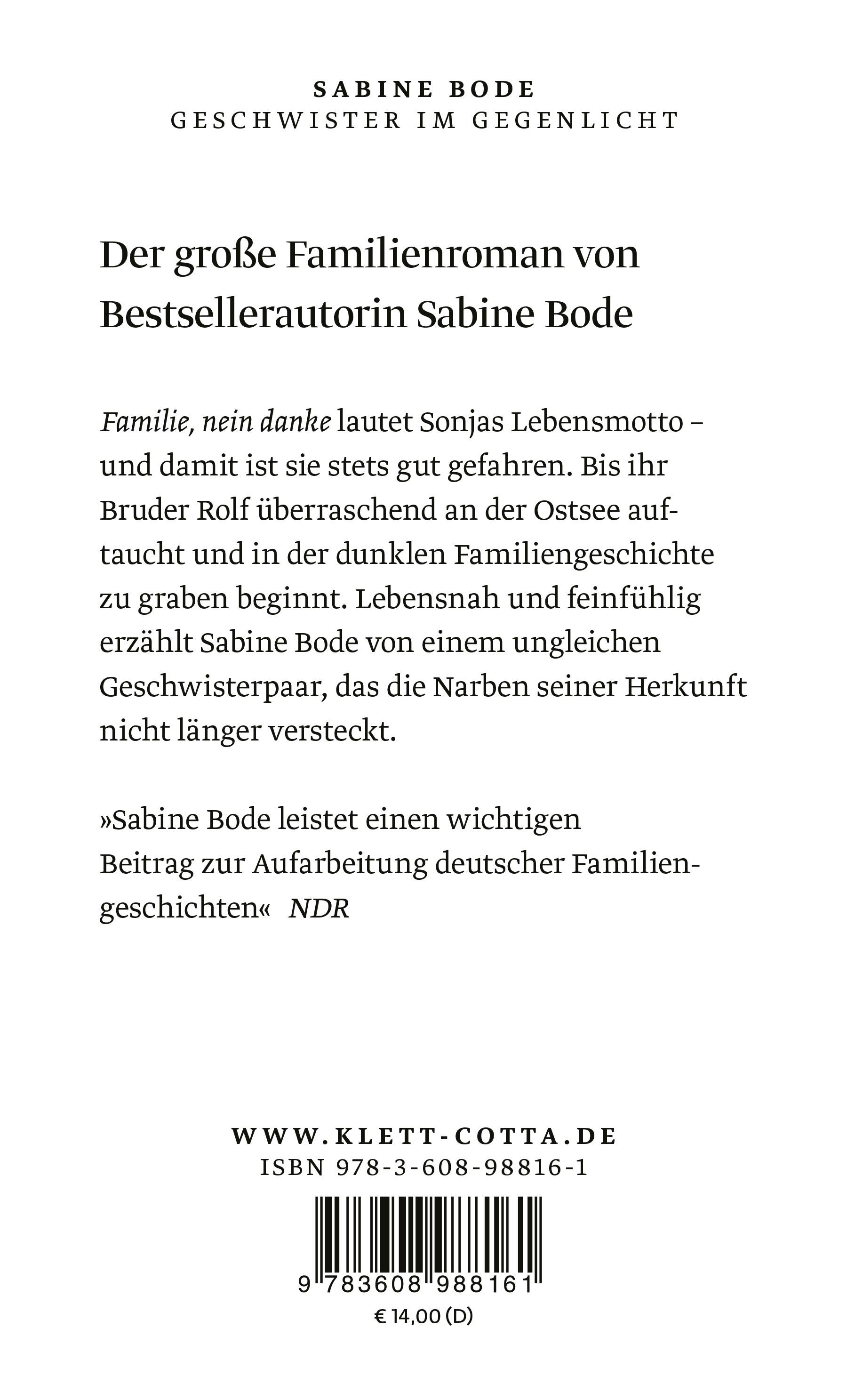 Rückseitencover Geschwister im Gegenlicht