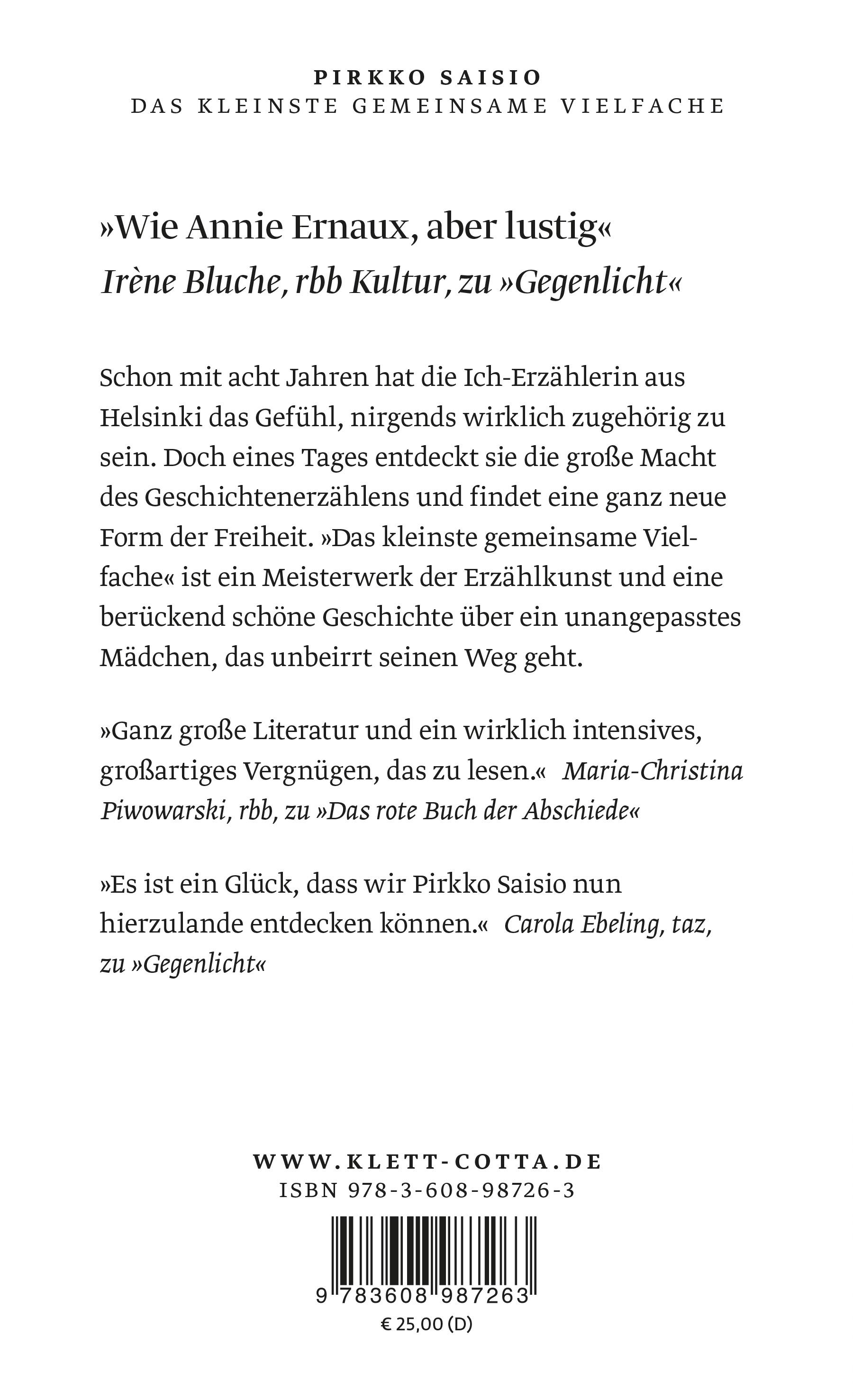 Rückseitencover Das kleinste gemeinsame Vielfache
