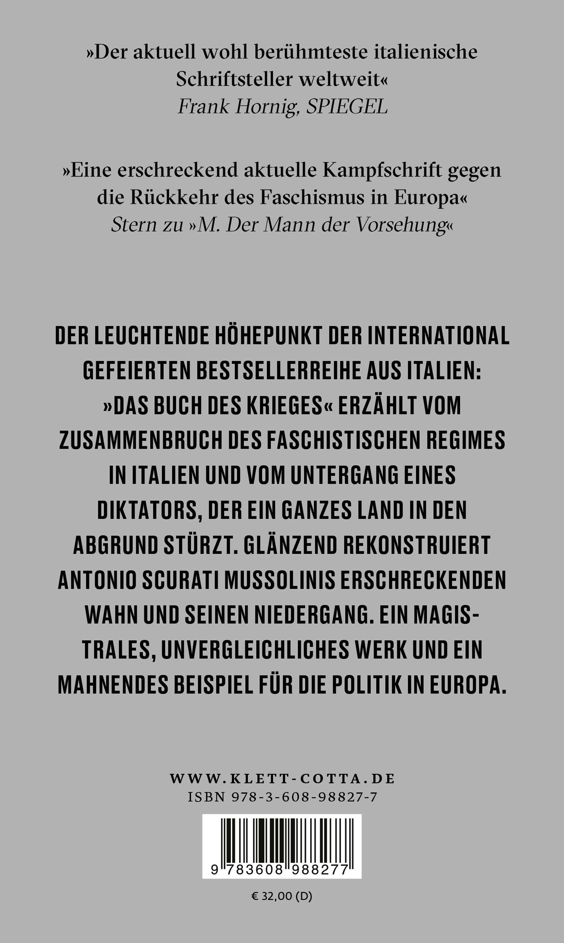 Rückseitencover M. Das Buch des Krieges