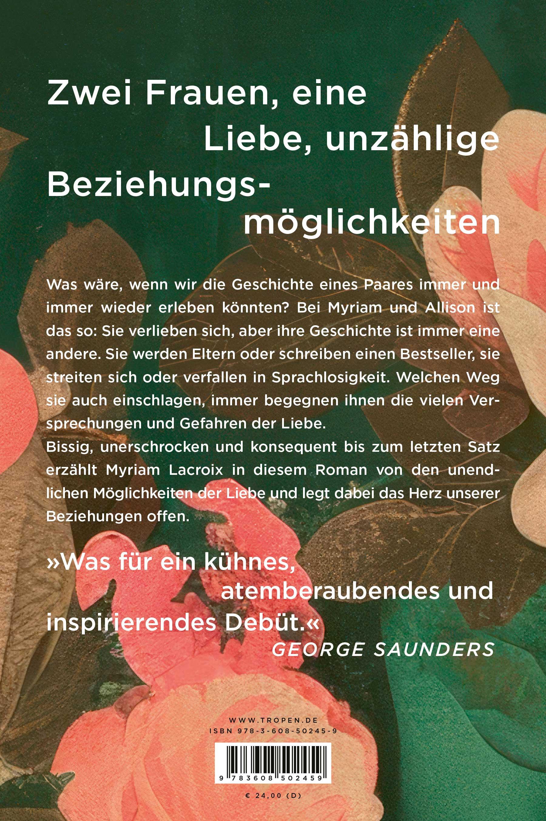 Rückseitencover Die unendlichen Möglichkeiten der Liebe