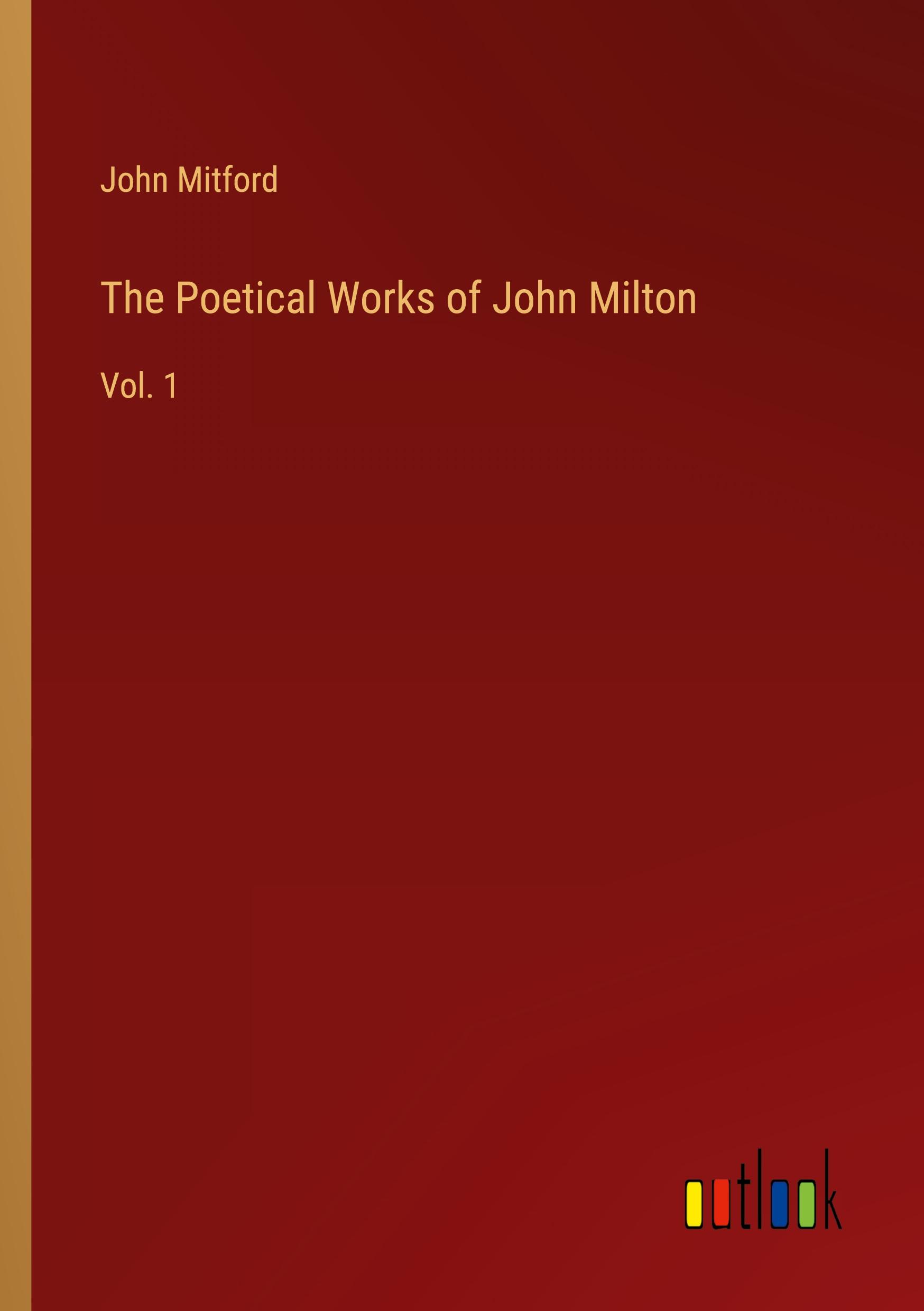 Vorderes Coverbild The Poetical Works of John Milton