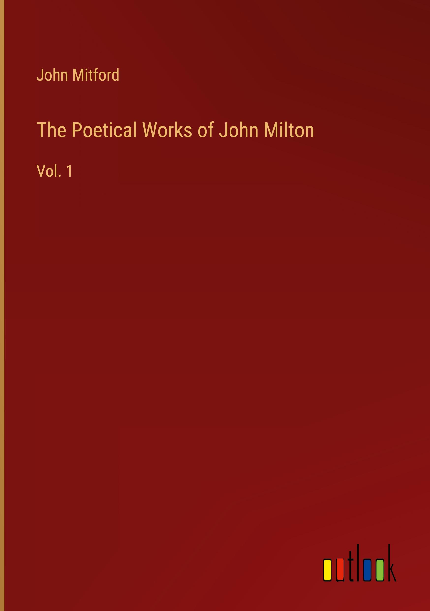 Vorderes Coverbild The Poetical Works of John Milton