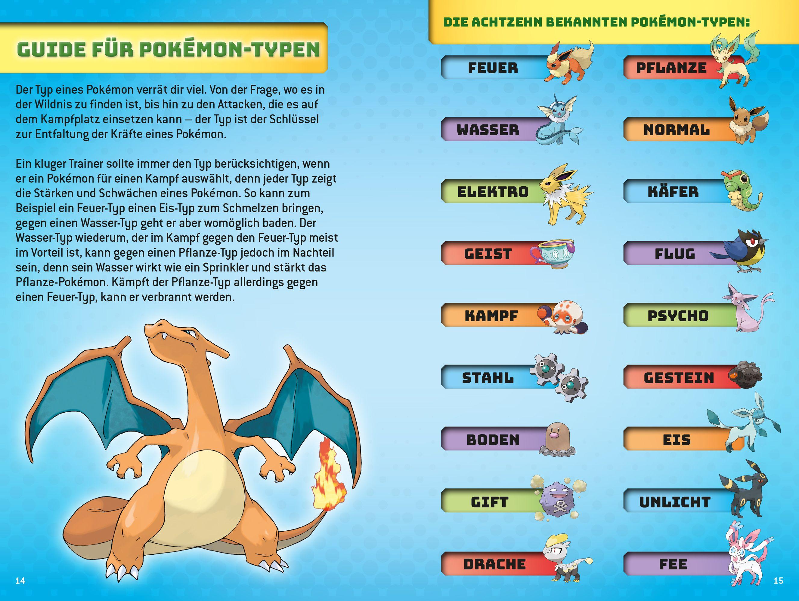 Beispielinhalt (Bild) Pokémon: Die neue große Enzyklopädie: Entdecke über 1.000 Pokémon!