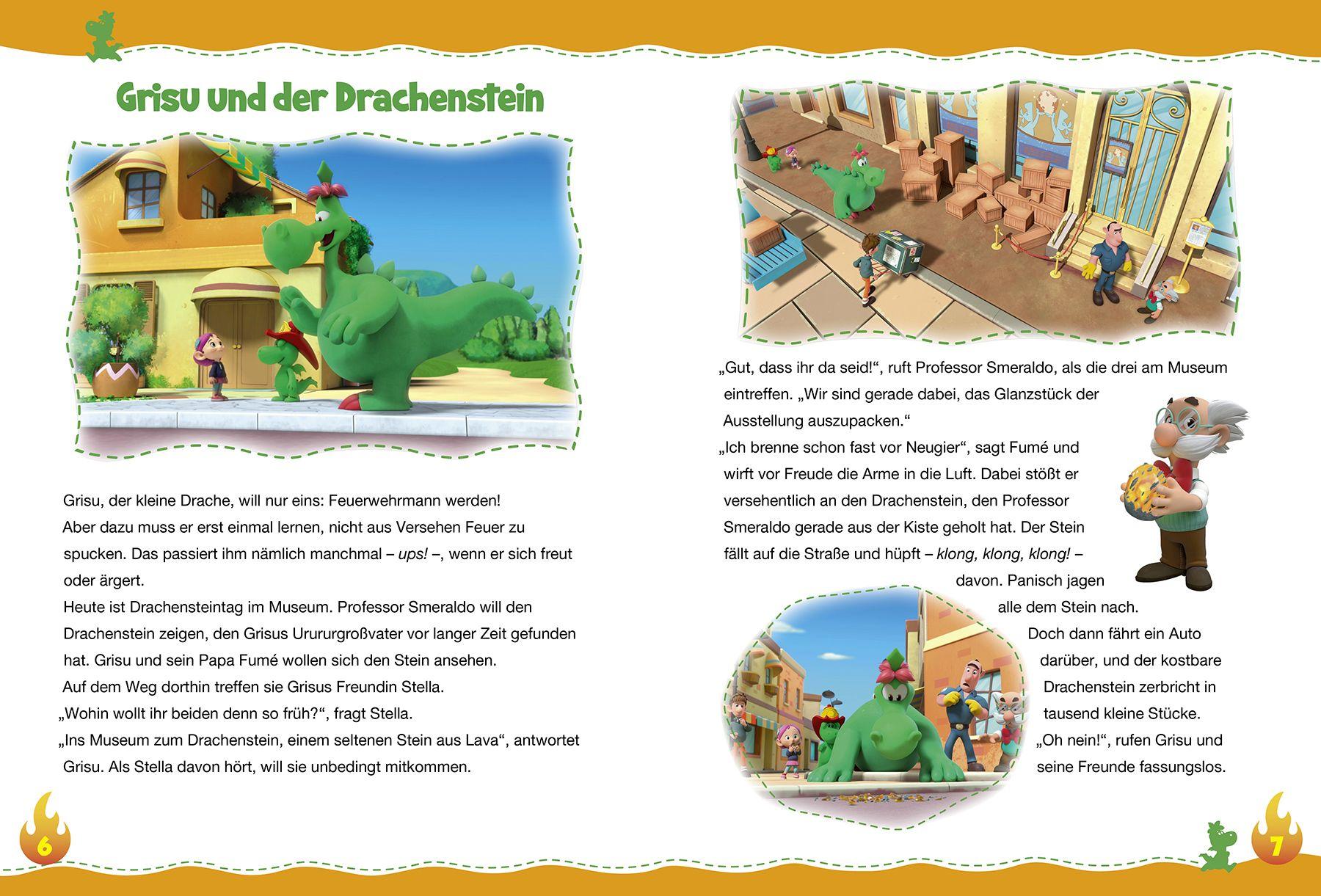 Beispielinhalt (Bild) Grisu Der kleine Drache: Meine liebsten Gutenachtgeschichten