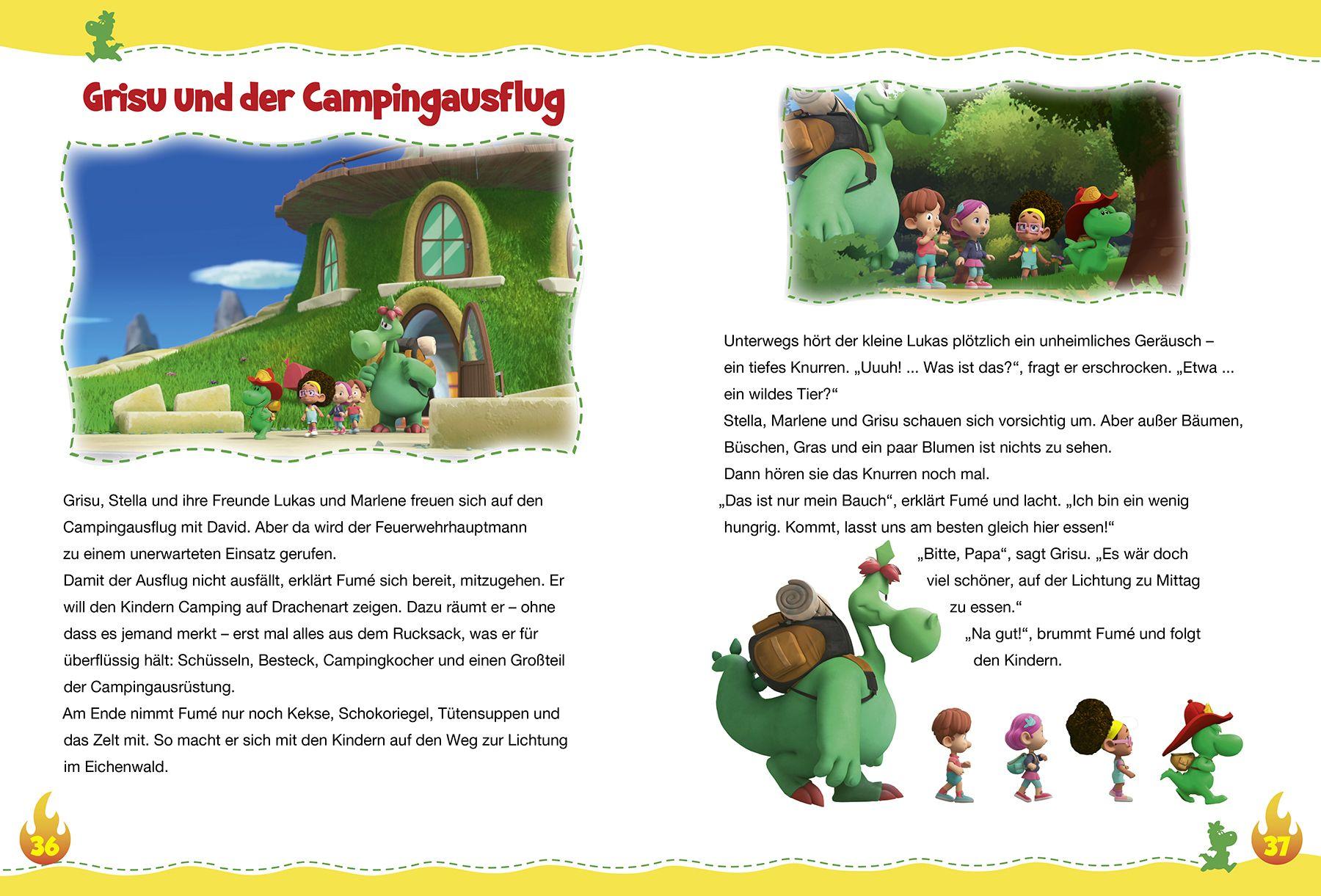 Beispielinhalt (Bild) Grisu Der kleine Drache: Meine liebsten Gutenachtgeschichten