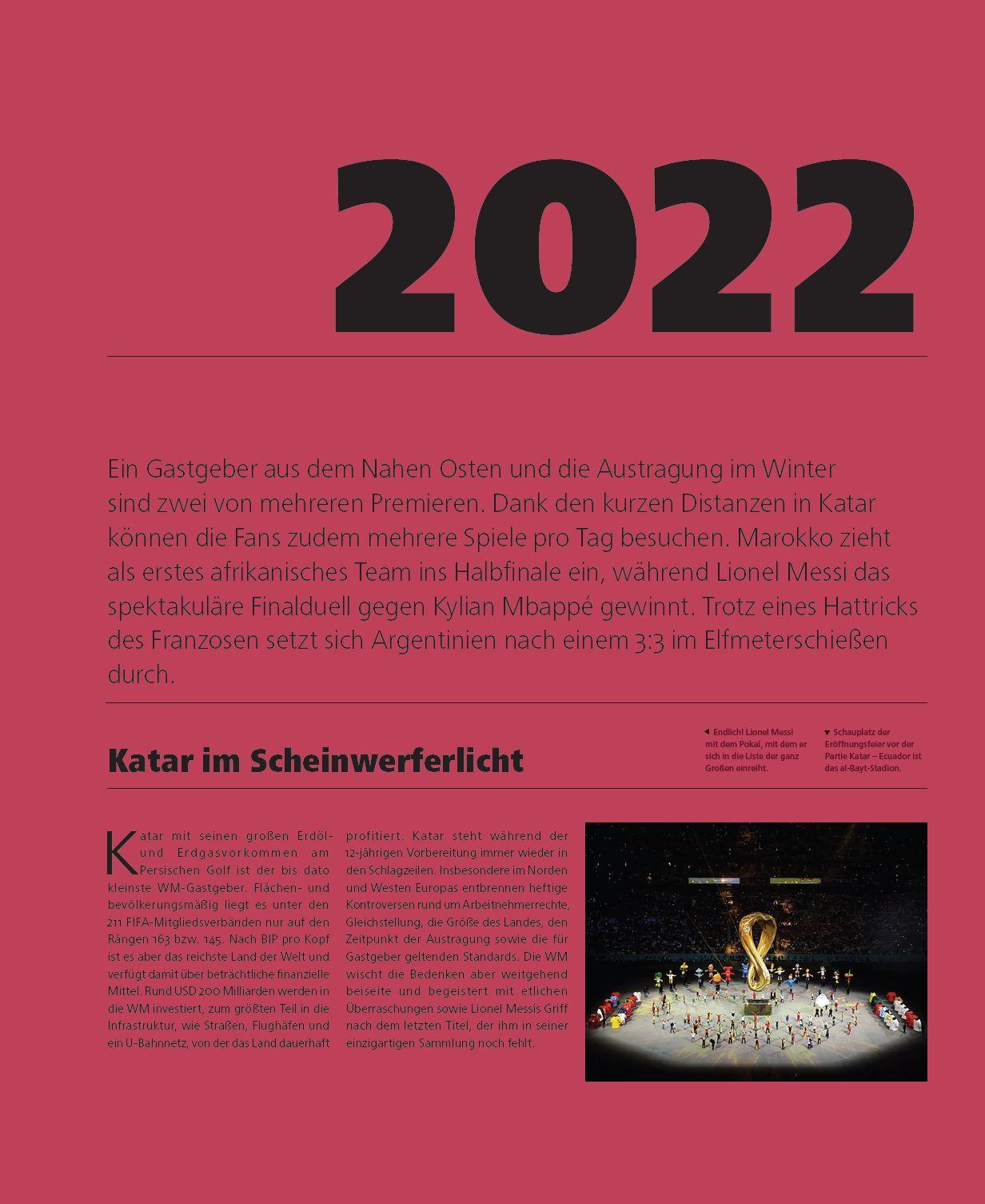 Beispielinhalt (Bild) DIE OFFIZIELLE GESCHICHTE DER FIFA FUSSBALL-WELTMEISTERSCHAFT(TM)
