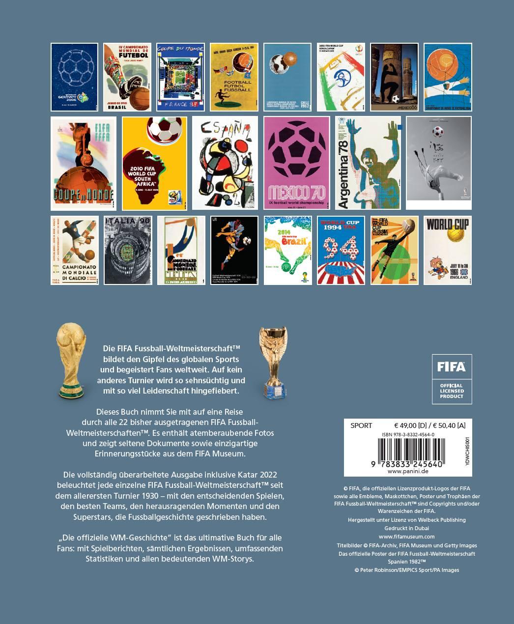 Rückseitencover DIE OFFIZIELLE GESCHICHTE DER FIFA FUSSBALL-WELTMEISTERSCHAFT(TM)