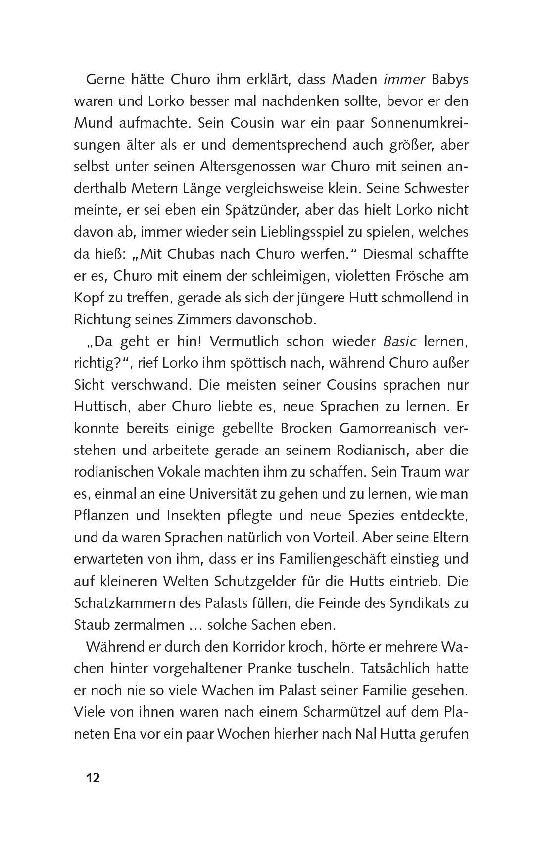 Beispielinhalt (Bild) Star Wars Jugendroman: Die Hohe Republik - Hüte dich vor den Namenlosen