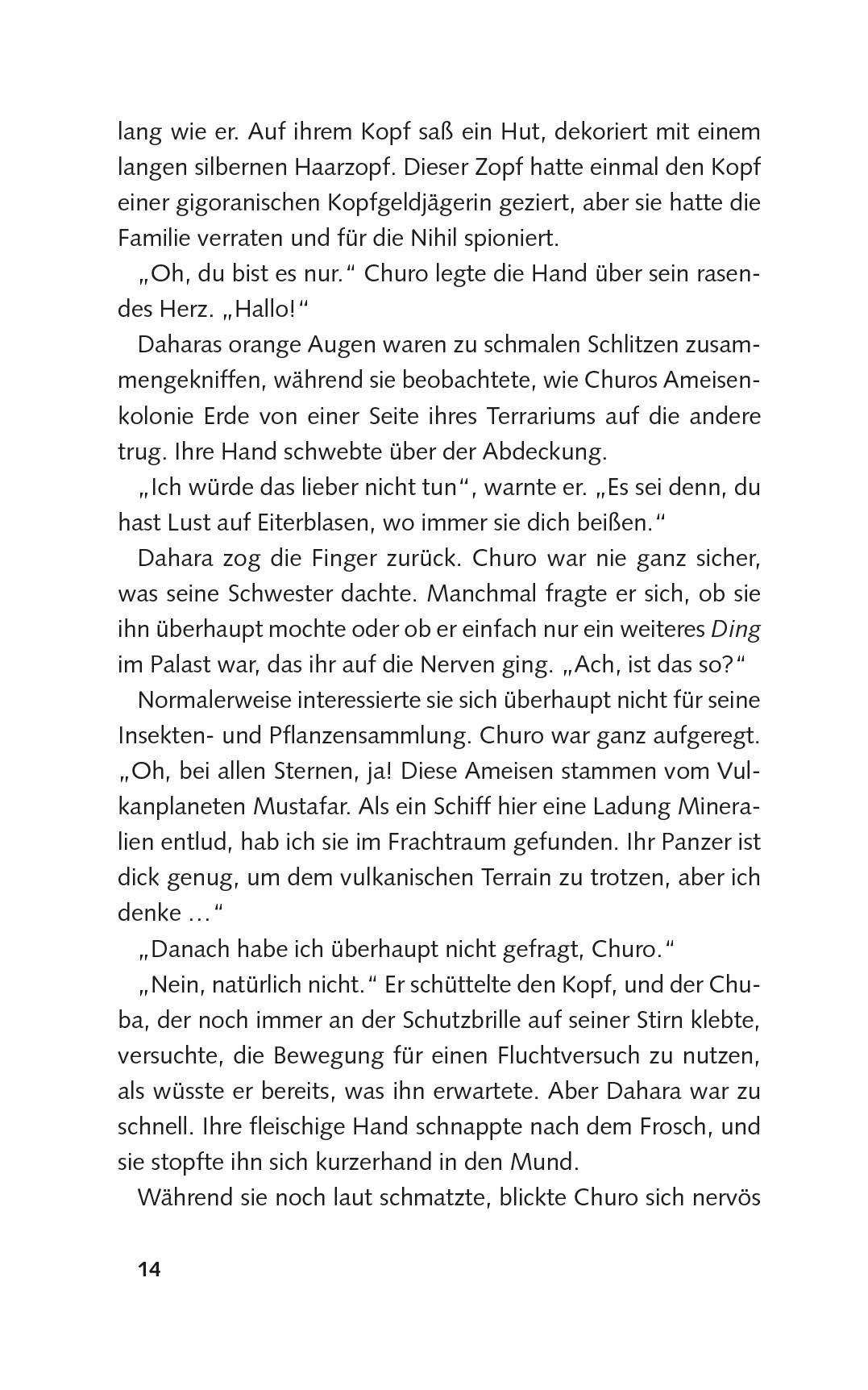 Beispielinhalt (Bild) Star Wars Jugendroman: Die Hohe Republik - Hüte dich vor den Namenlosen