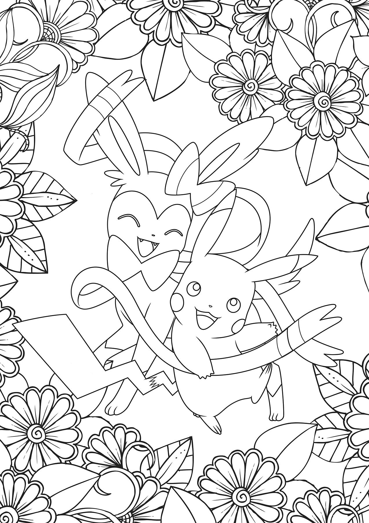 Beispielinhalt (Bild) Pokémon: Kreativblock Paldea