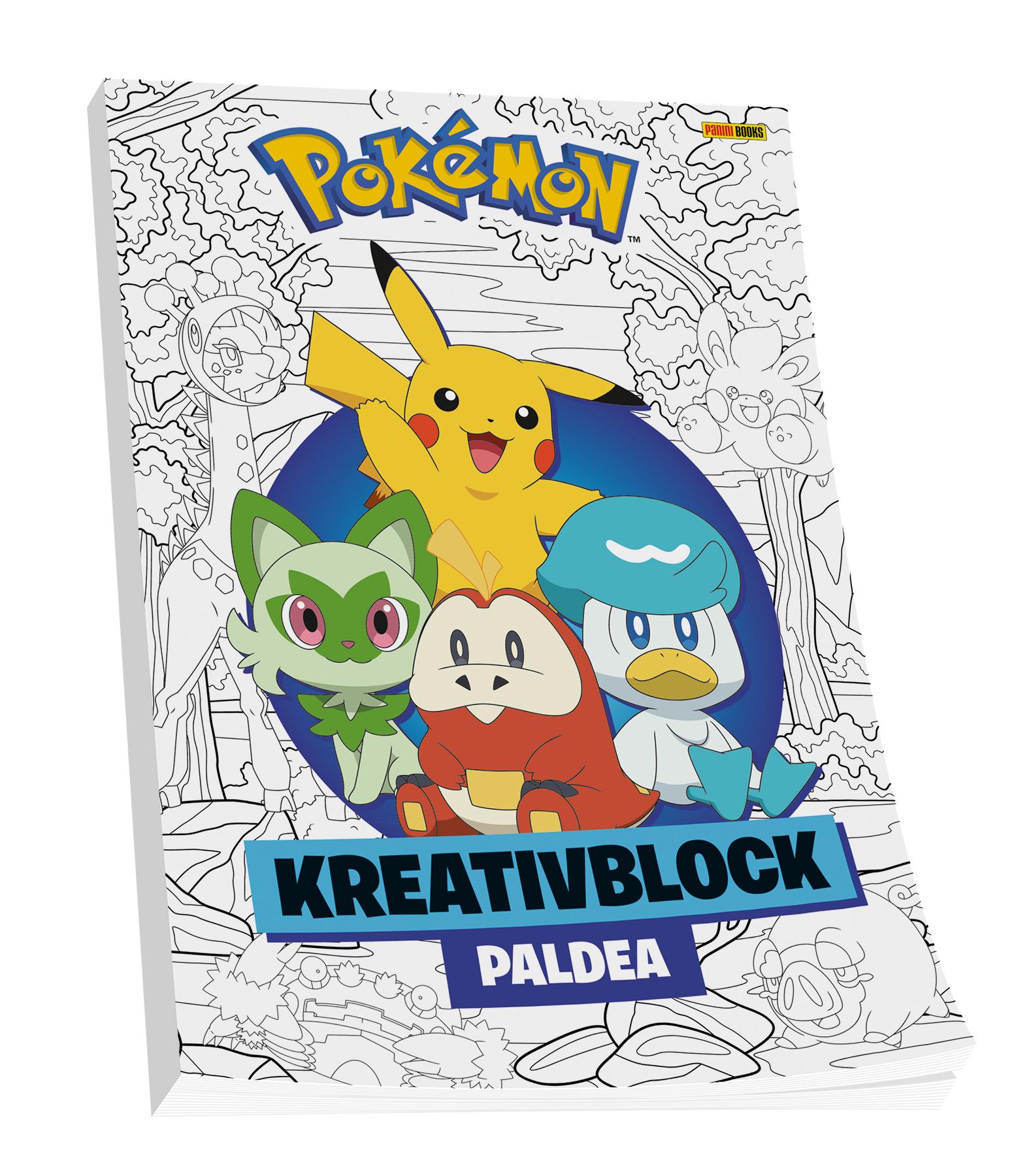 Vorderes Coverbild Pokémon: Kreativblock Paldea