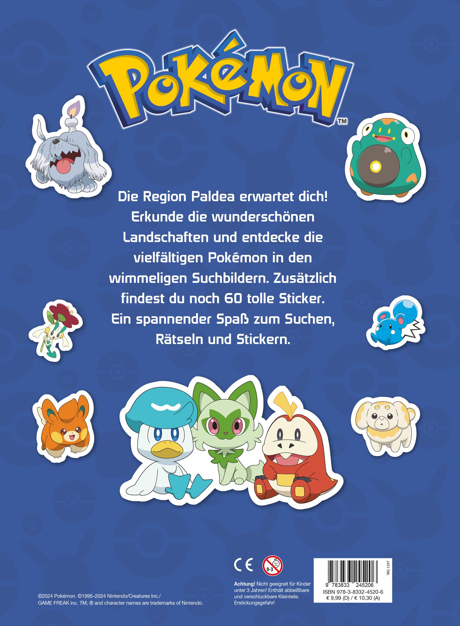 Rückseitencover Pokémon: Mein Wimmelbuch: Paldea - Entdecke die neue Region!