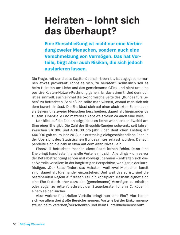 Beispielinhalt (Bild) Du + ich und unser Geld