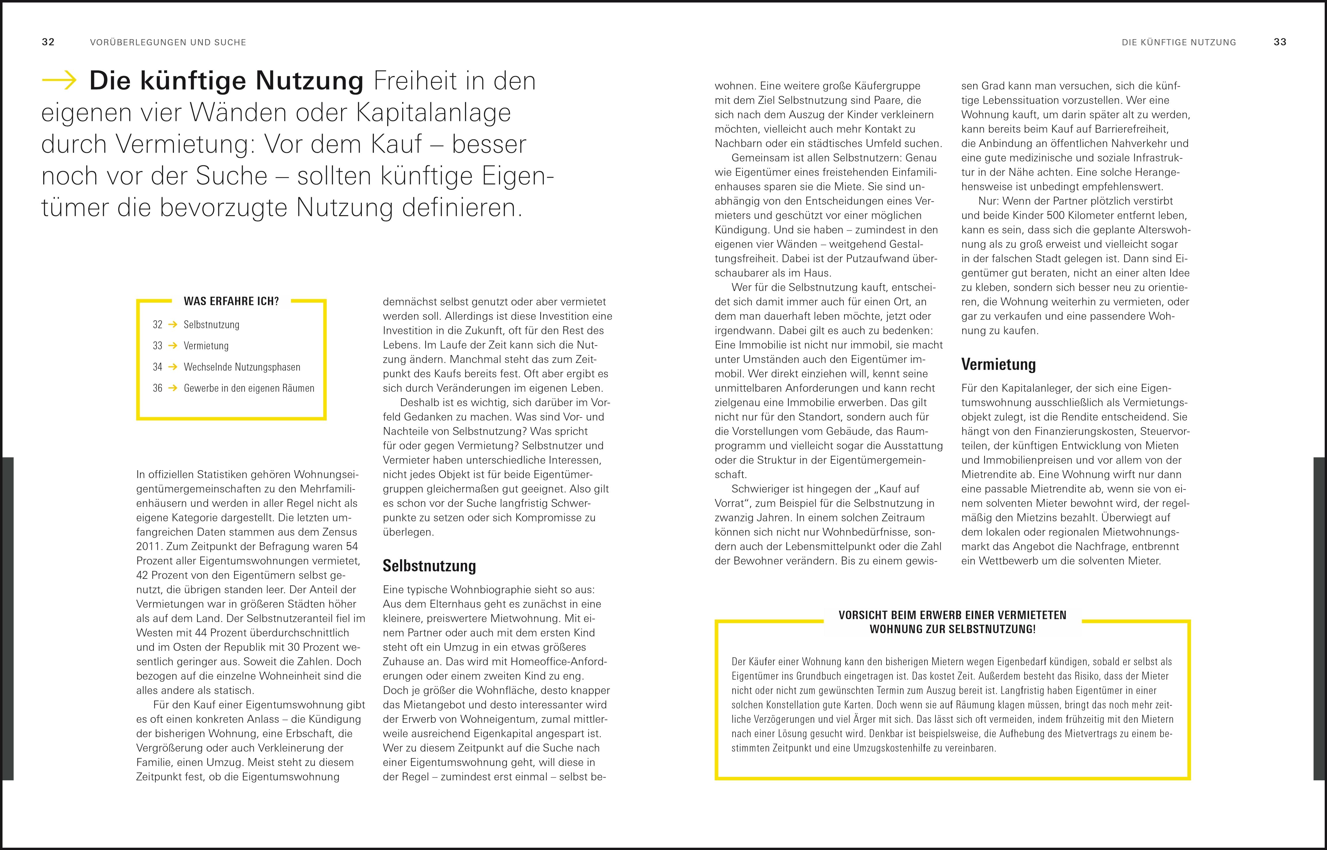 Beispielinhalt (Bild) Handbuch Eigentumswohnung