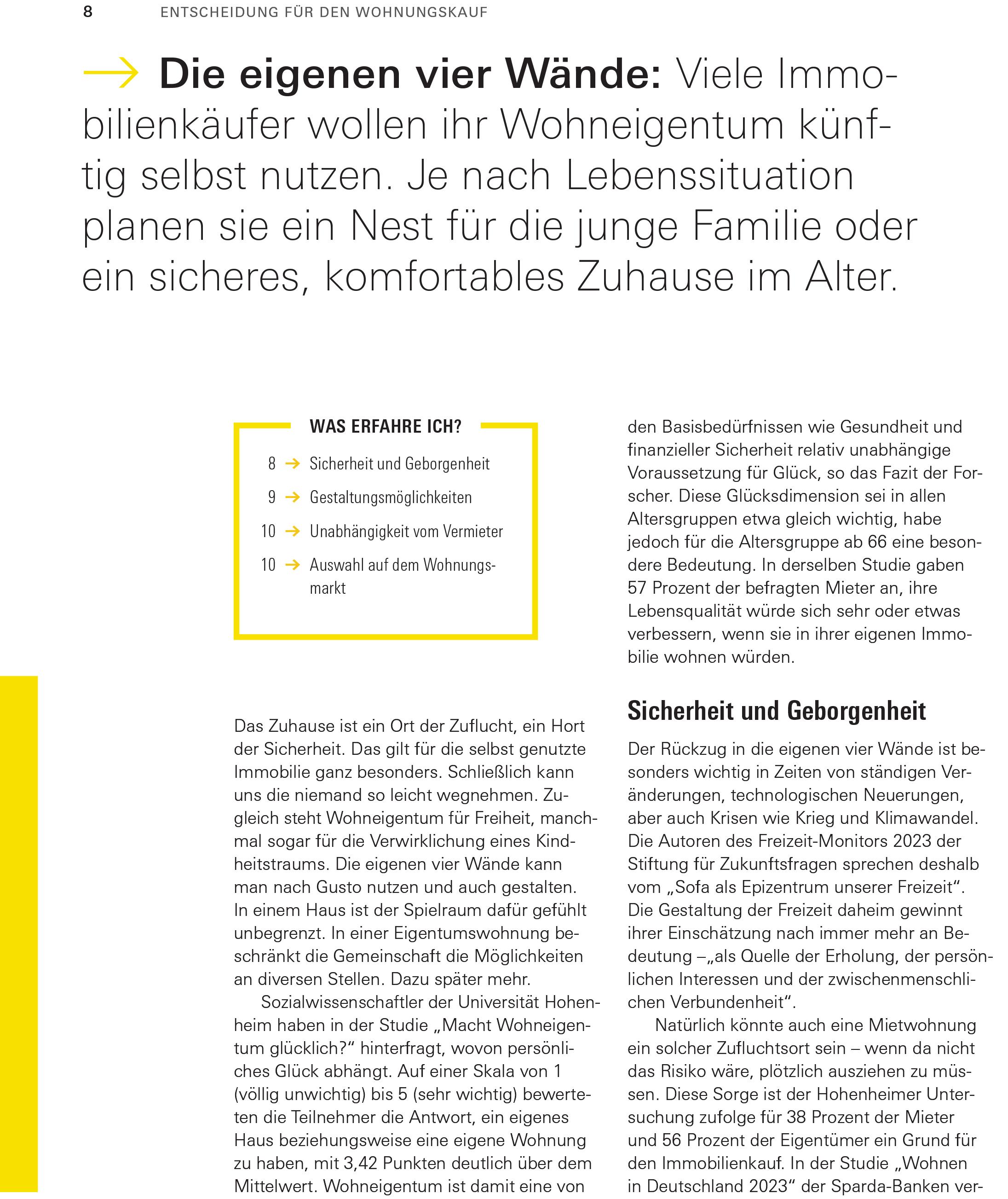 Beispielinhalt (Bild) Handbuch Eigentumswohnung