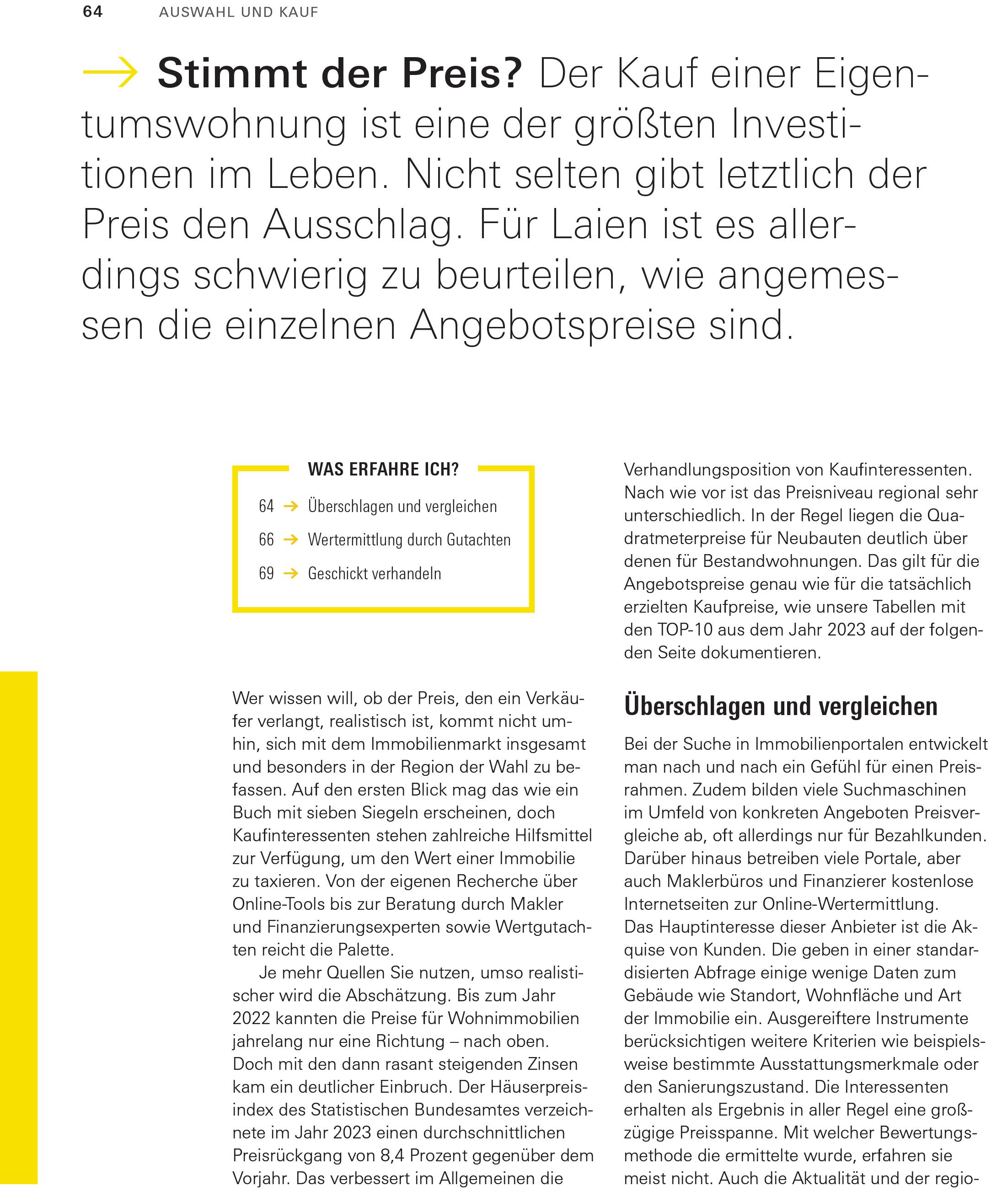Beispielinhalt (Bild) Handbuch Eigentumswohnung